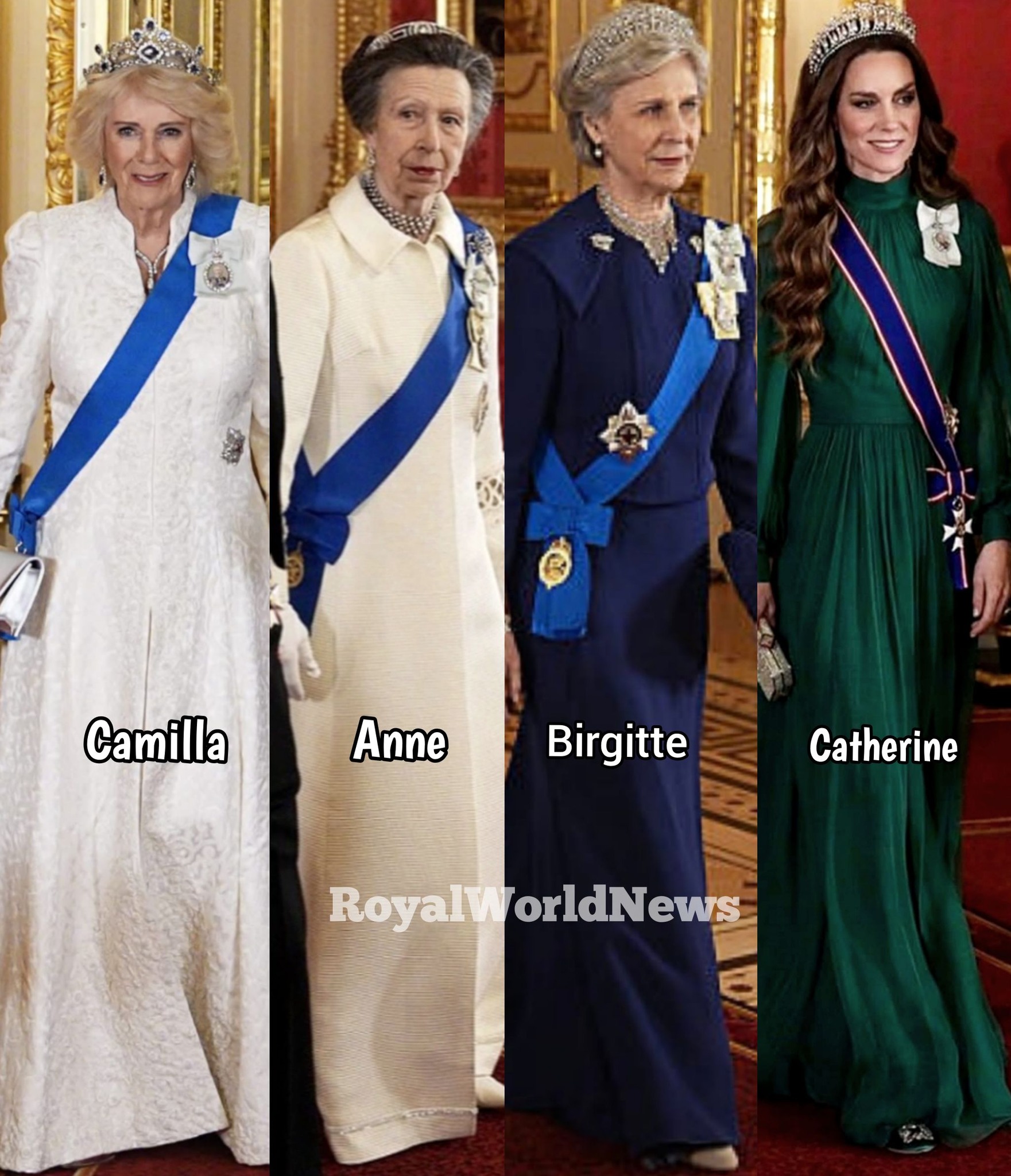 queen camilla wore a reworn green dress at westminster abbey Reimagines Royal Wardrobe Staples for Outing Color Name:BLACK-BRONZE