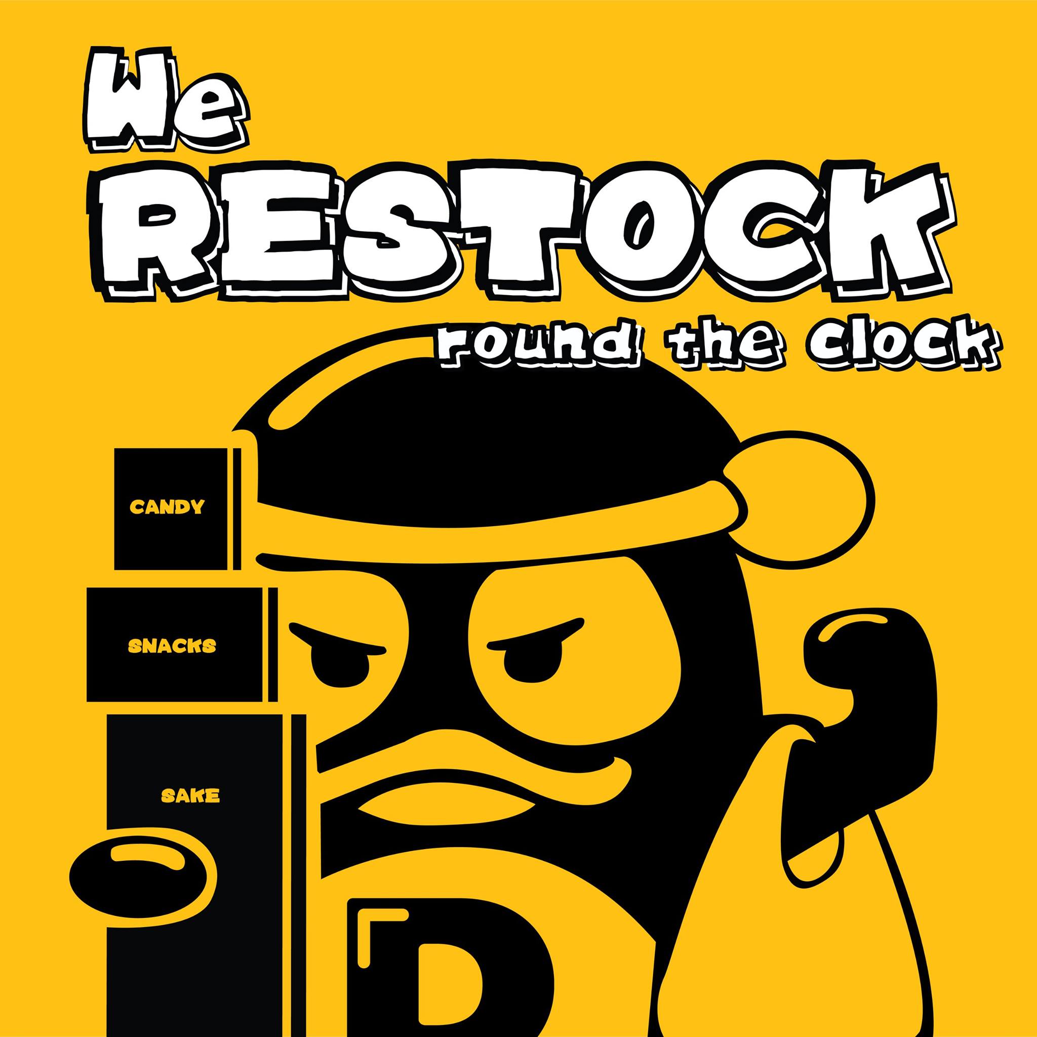?We are restocking!? Our staff is working tirelessly to restock 