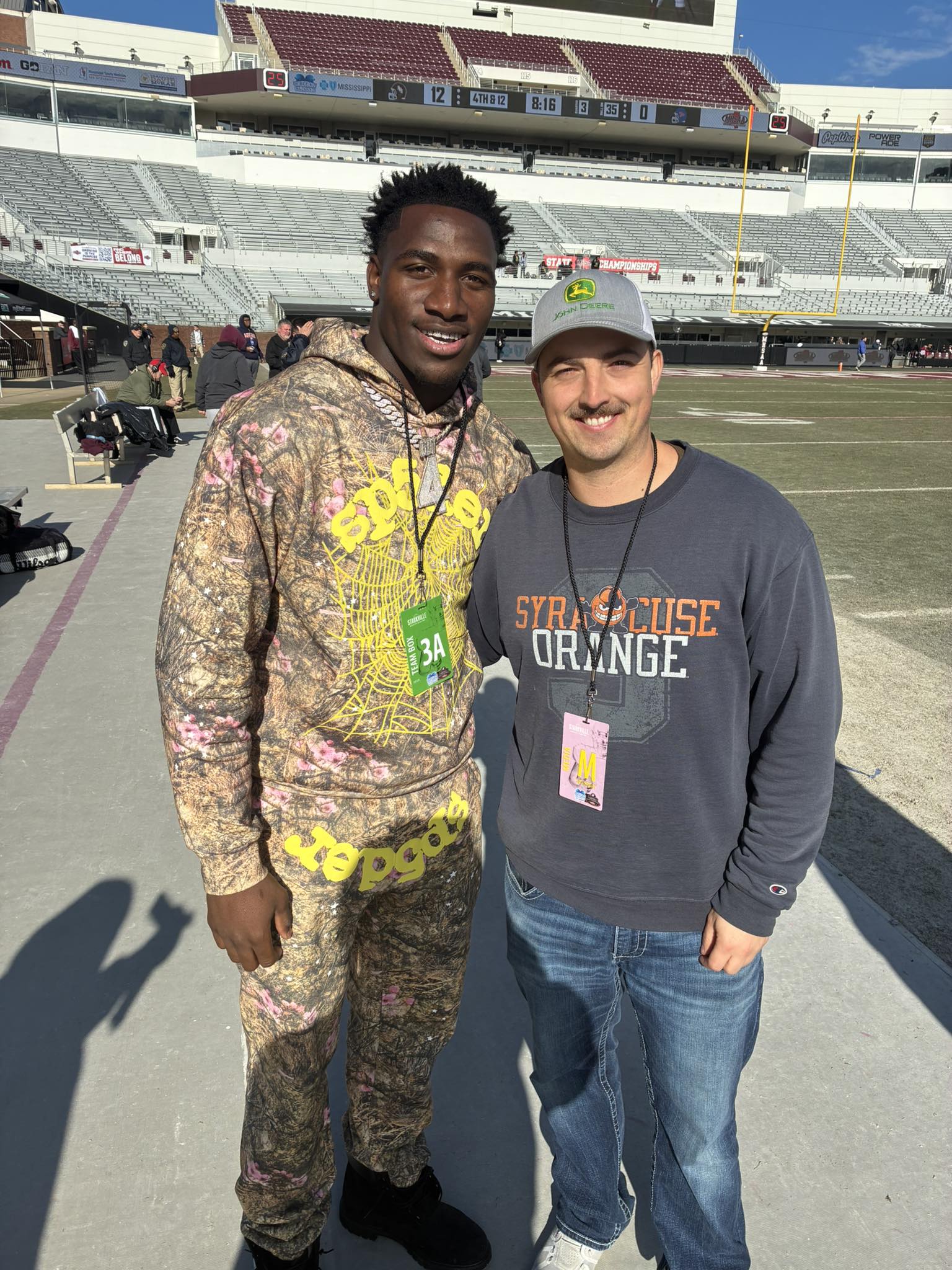 Blake - Suntarine Perkins in the house to support his Raleigh Lions in ...