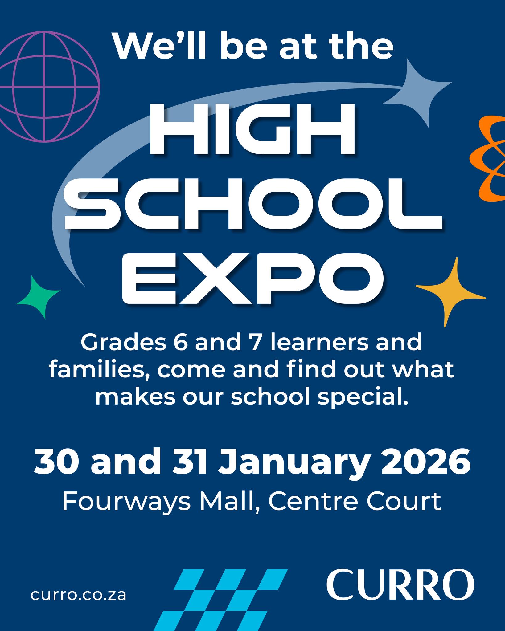 Curro - We’re Exhibiting at the High School Expo! Curro Hazeldean is ...