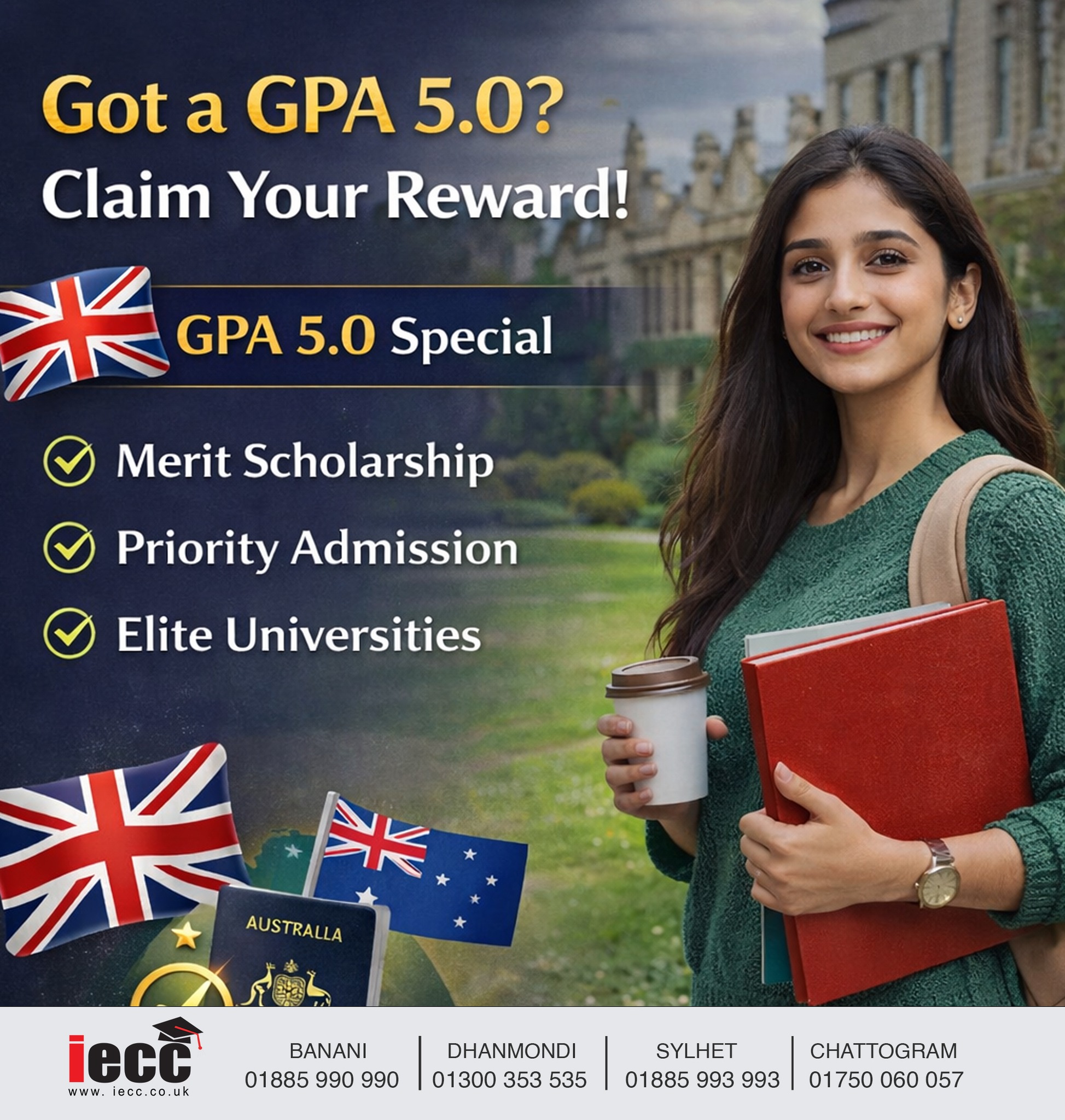 IECC - 🎓 Got a GPA 5.0? Claim Your Reward! 🌟 Your hard work deserves ...