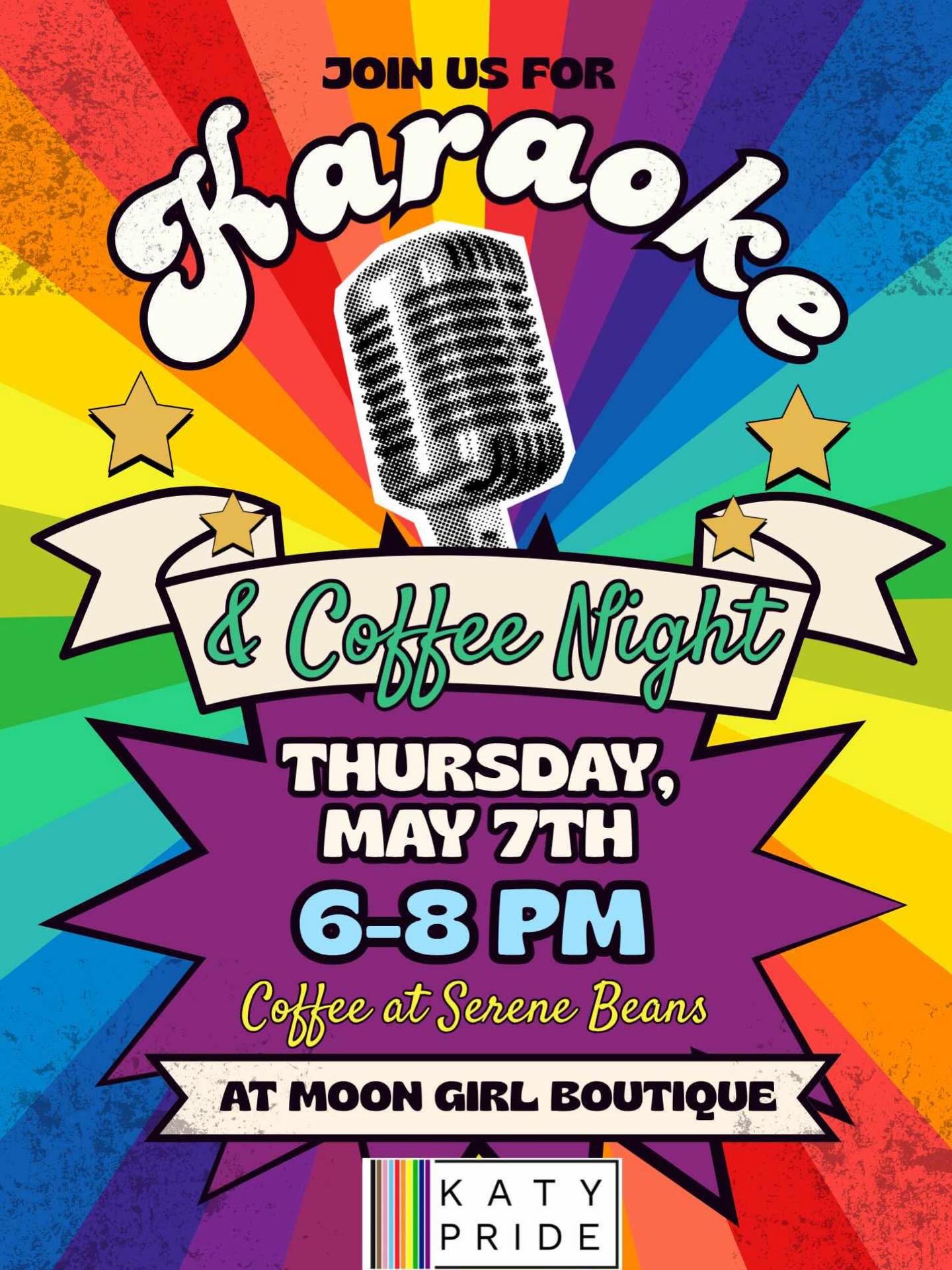 Coffee and karaoke at @moongirlboutique_tx and make sure to stop