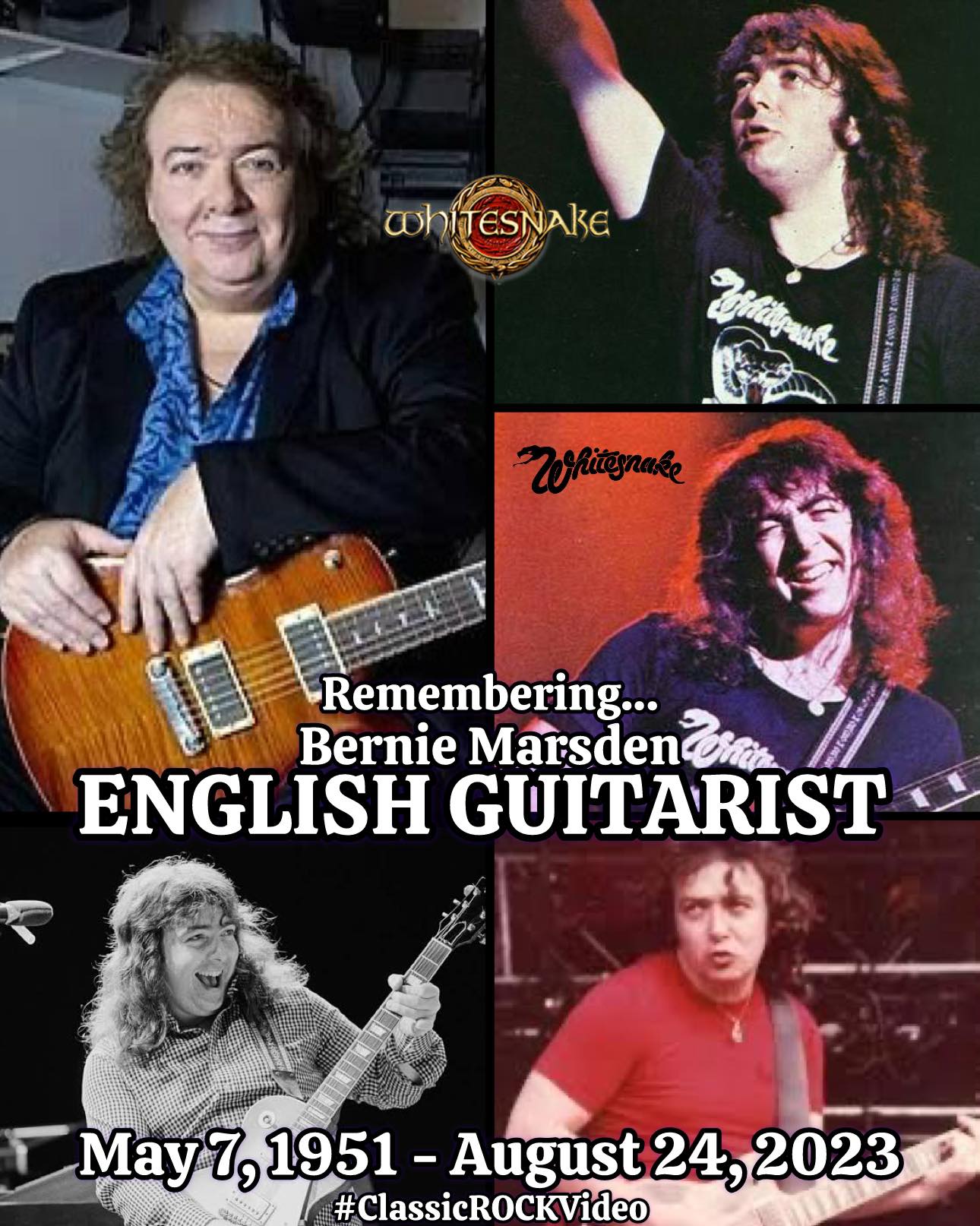 A posthumous Bernie Marsden live album called 'Stage' will be