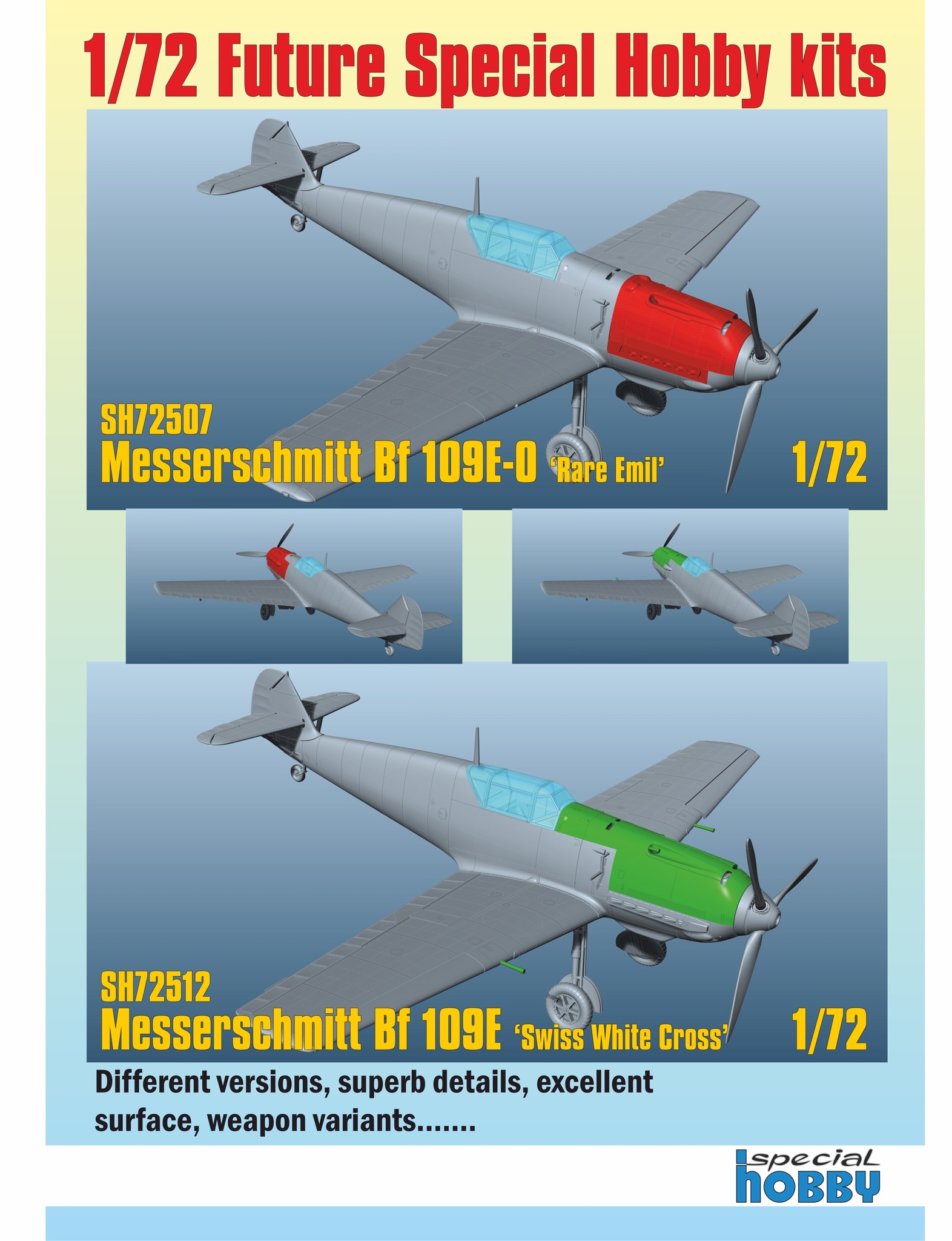 Pictures from our advertising flyers from Nuremberg and a list of
