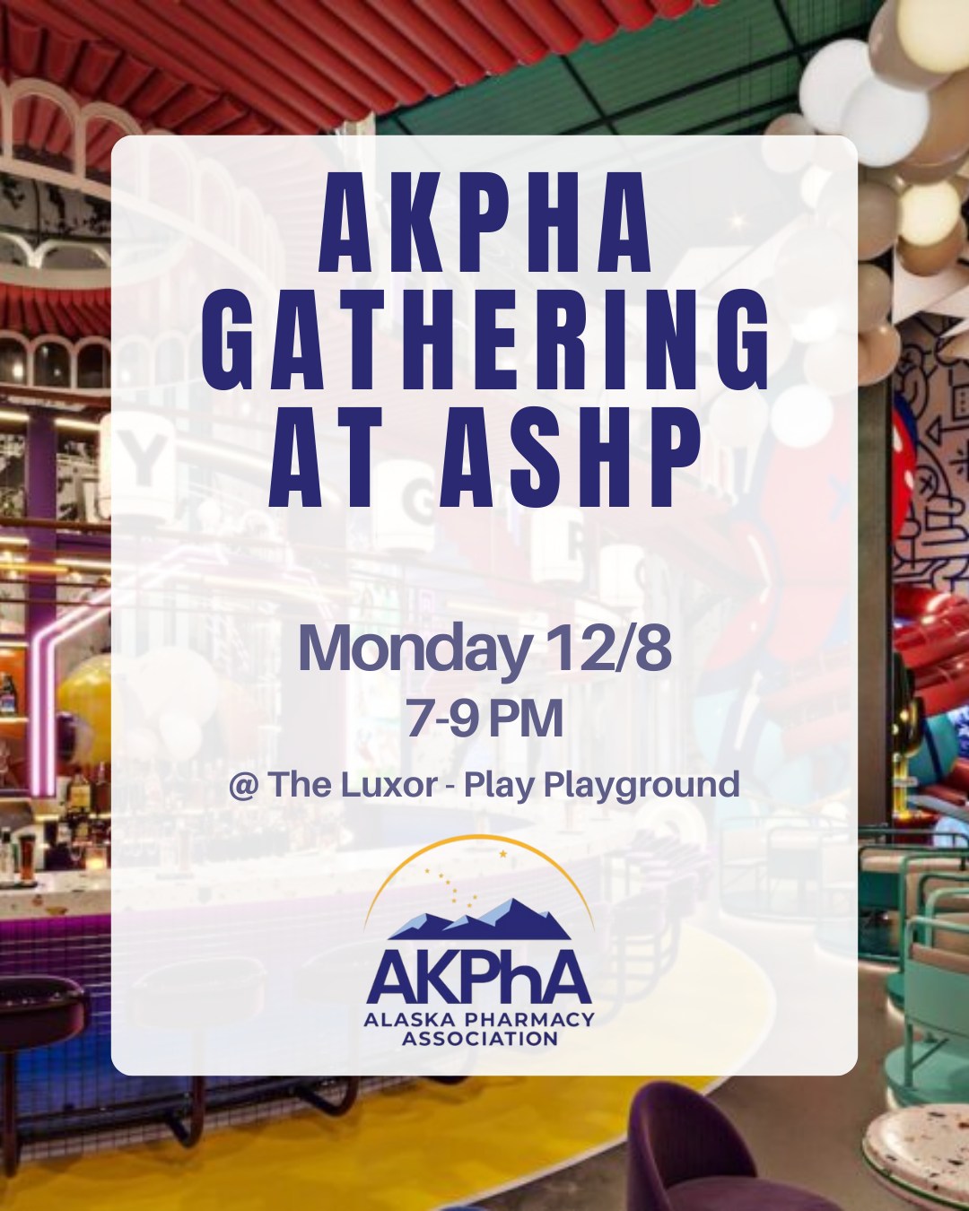 📣 Reminder! AKPhA... - Alaska Pharmacy Association - AKPhA | Facebook