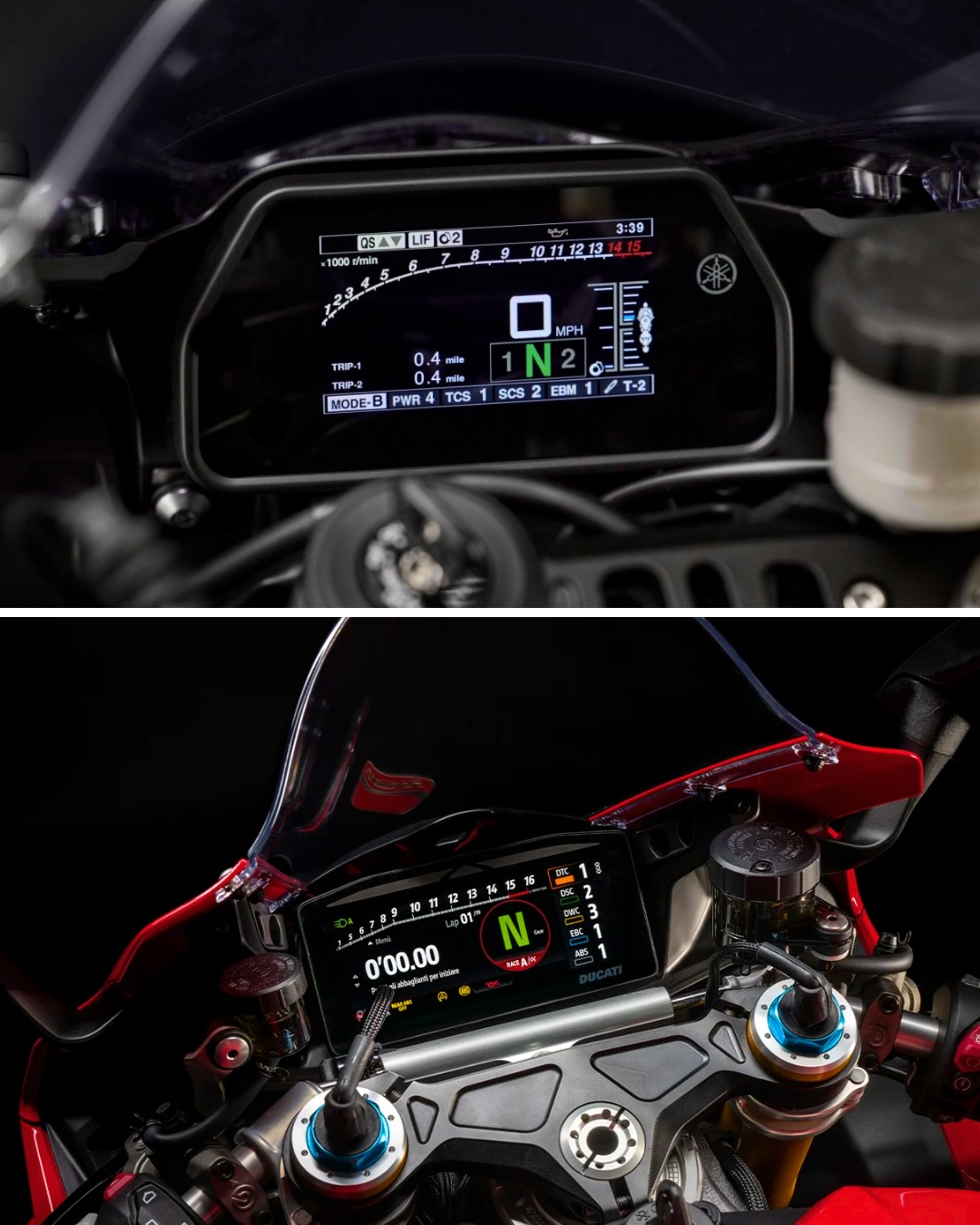 Yamaha YZF-R1M or Ducati Panigale V4 — which litre-class superbike