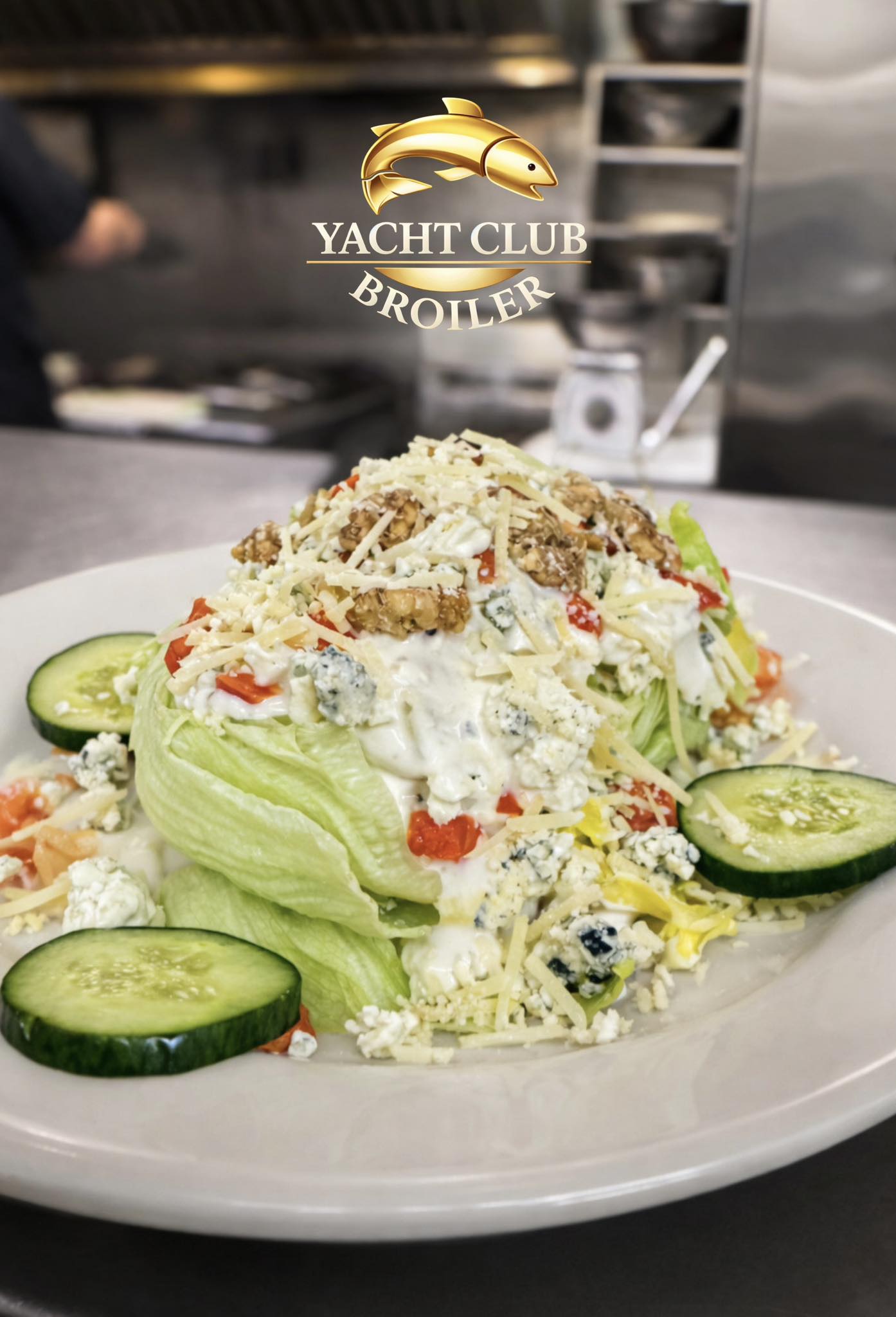 Fuel your day with the Yacht Club Salad. 🥗⚓️ Get yours before it's gone!