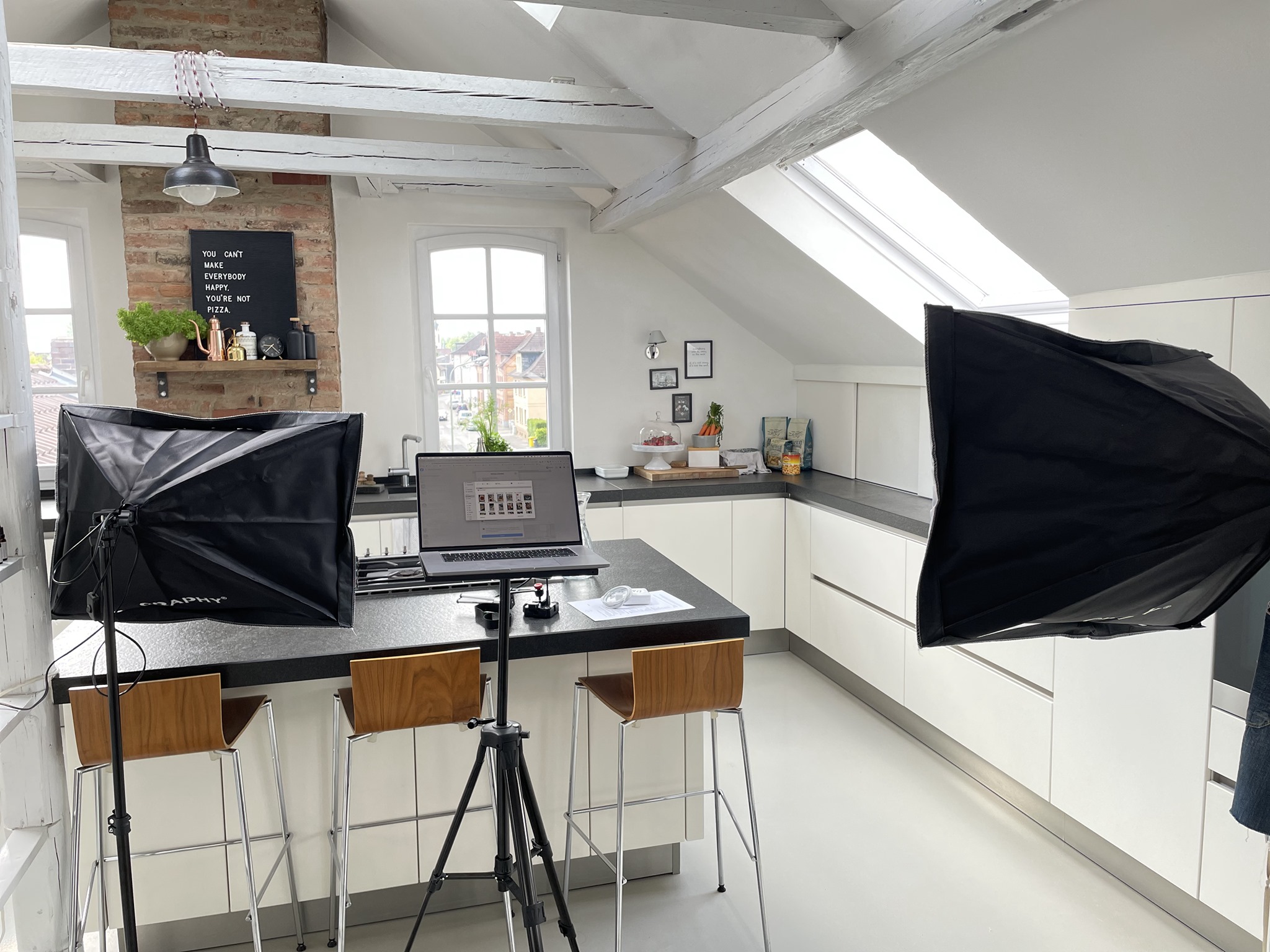 eccolo - so.... set up für das Live-Cooking-Event mit der THM ...