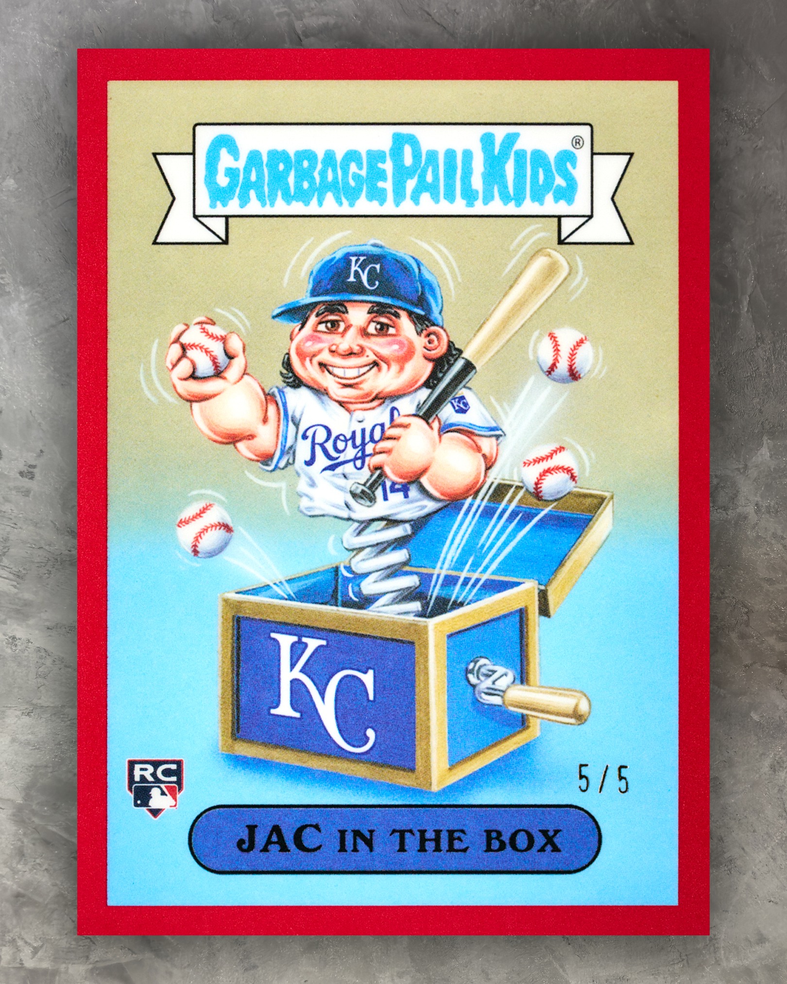 FIRST LOOK: Jac Caglianone's Garbage Pail Kids Rookie Card in