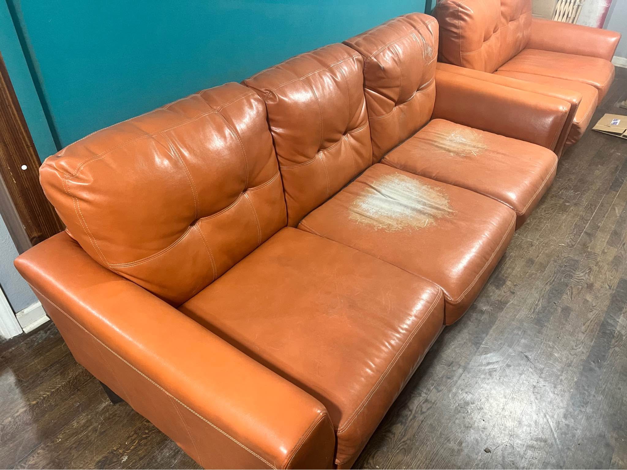 Used leather couches (set) - Sofas, Loveseats & Sectionals - Grandview