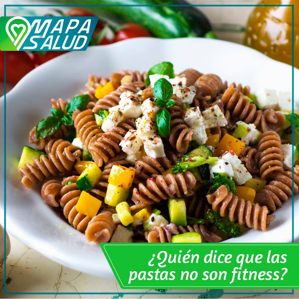 Mapa Salud - La pasta integral es un alimento rico en...