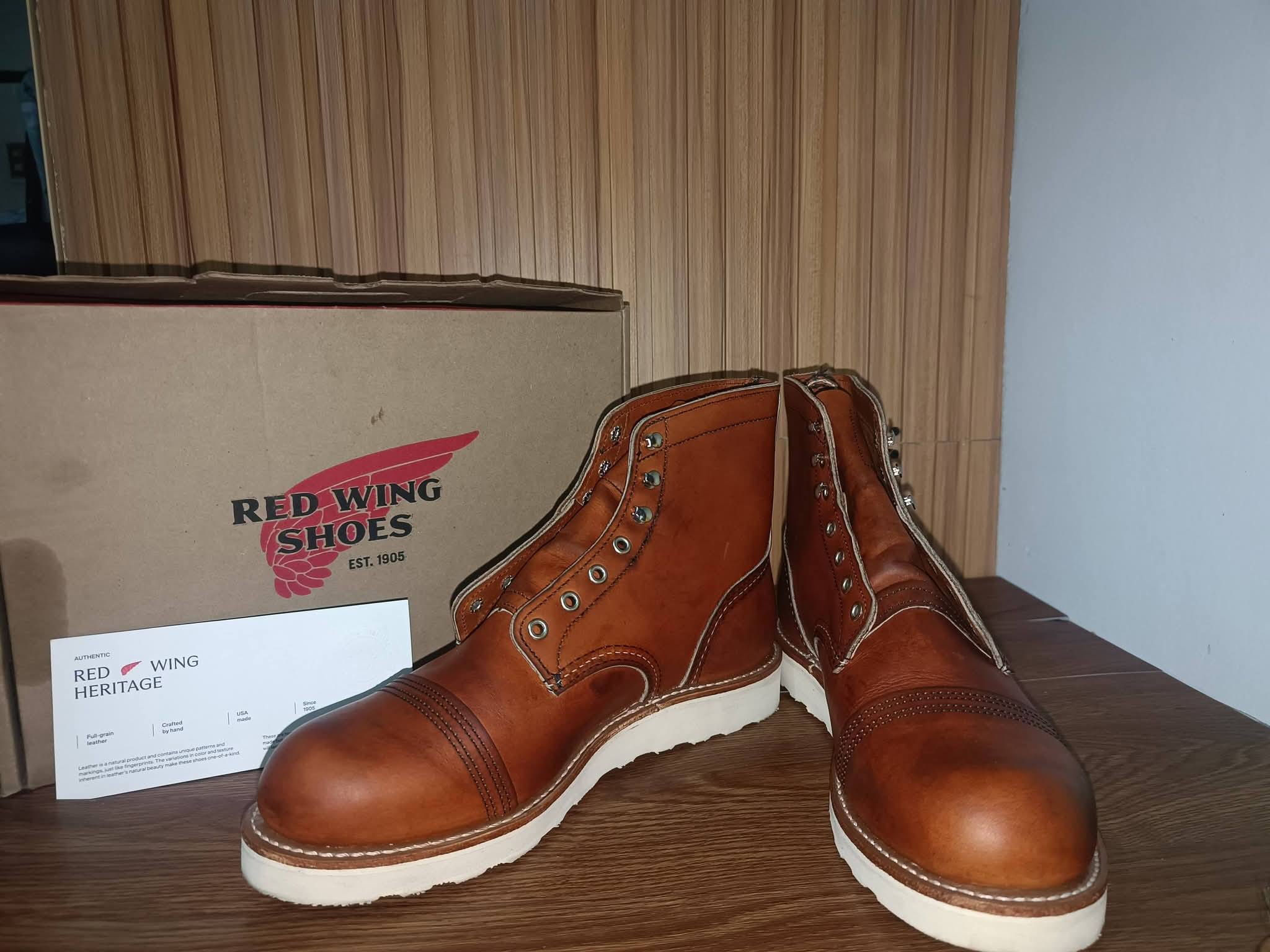Red Wing 8130 Moc Toe Boots for sale