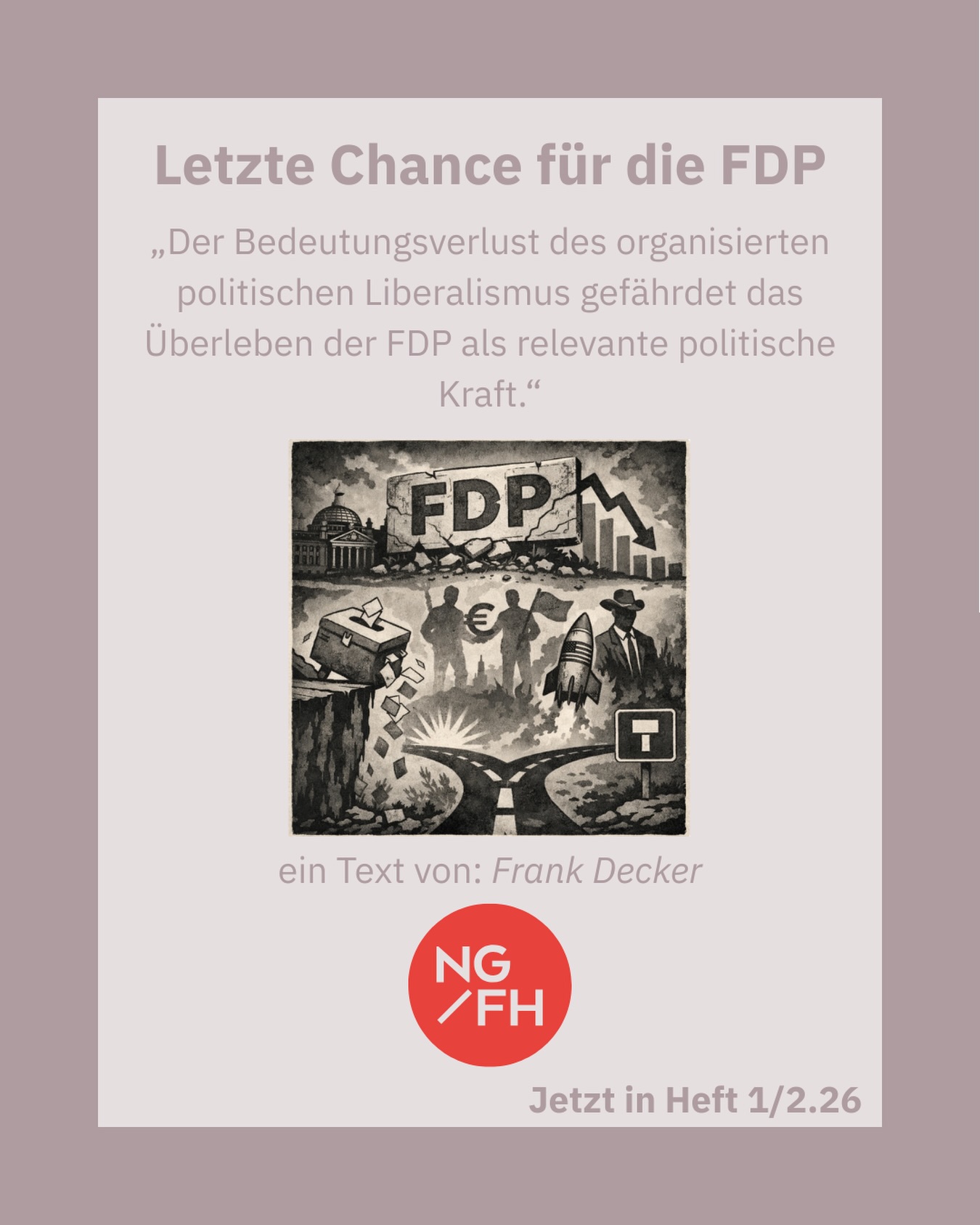 Letzte Chance für... - Neue Gesellschaft/Frankfurter Hefte | Facebook