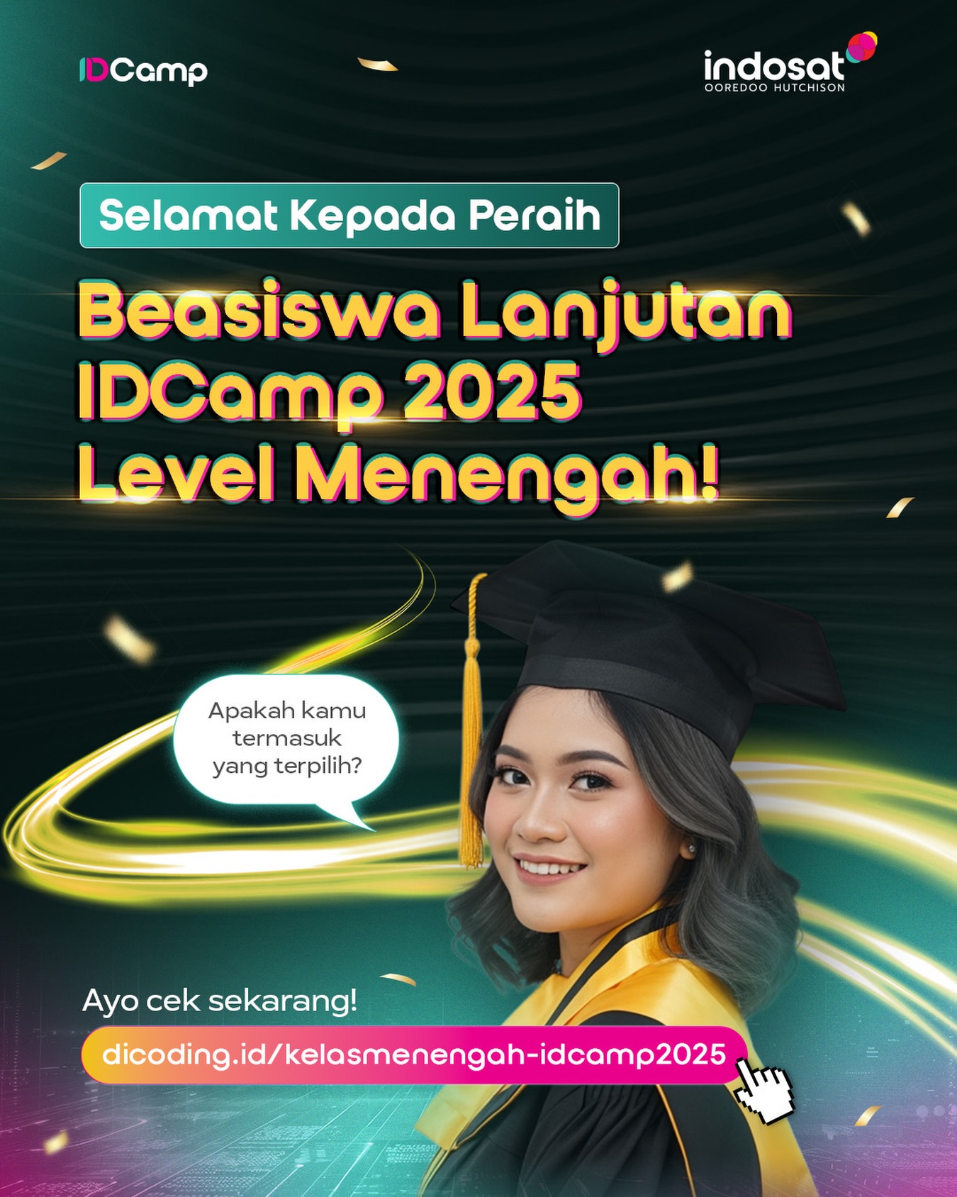 🎉 IT’S OFFICIAL! 🎉... - IDCamp Indosat Ooredoo Hutchison | Facebook