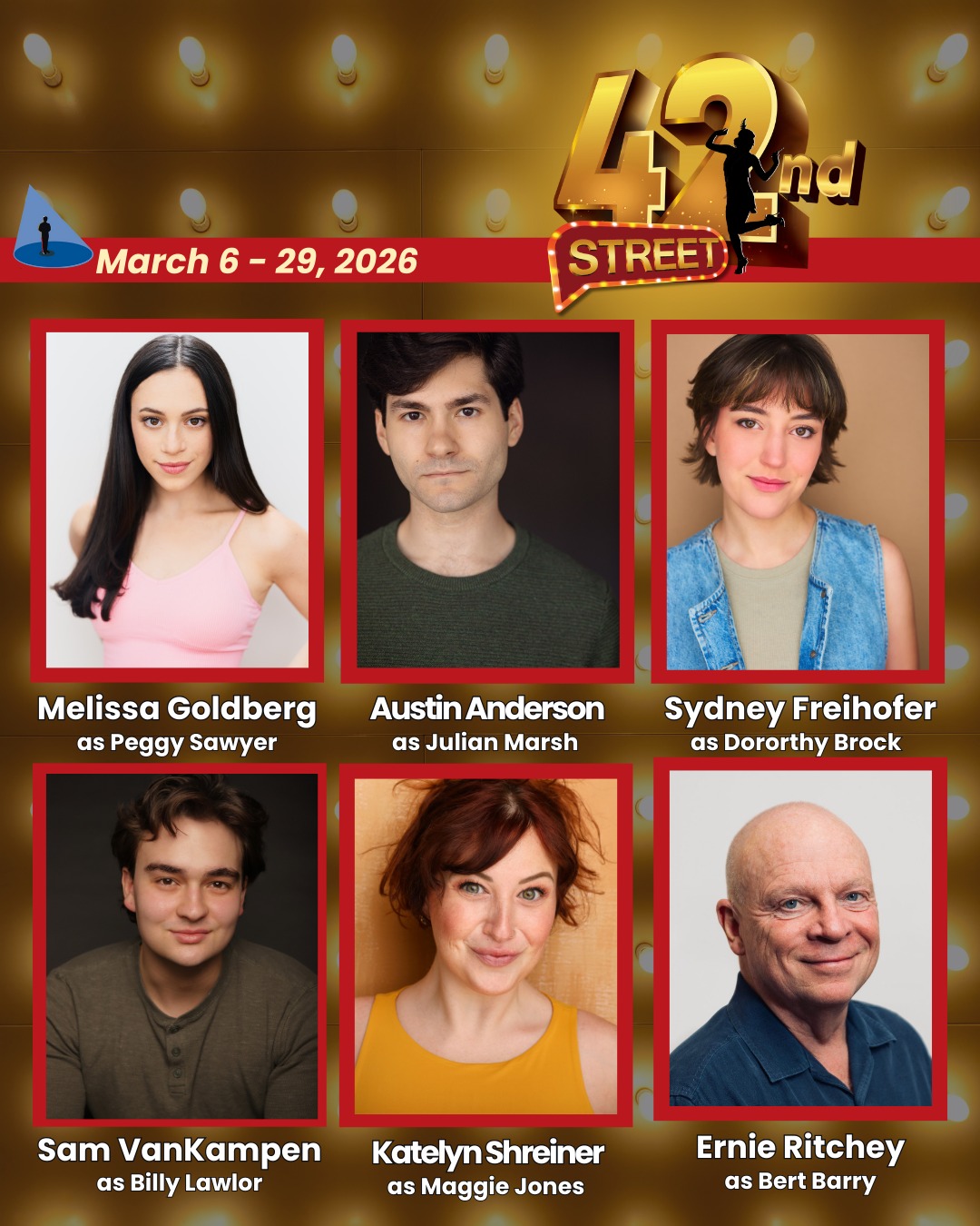 Introducing the cast of 42nd... - Clear Space Theatre Company | Facebook