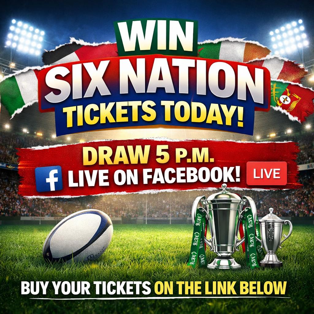 🏉 LAST CHANCE DRAW IN 2 HOURS 🫣😉😎👍... - Mullingar Rugby Club | Facebook
