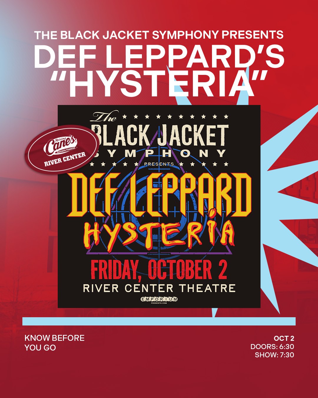 🎸 The Black Jacket Symphony is coming to the River Center Theatre