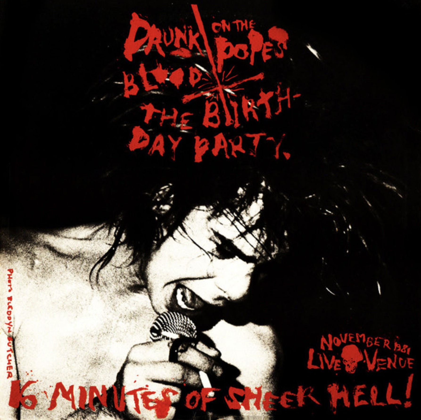 The Birthday Party's Live 1981-82 vinyl splatter 2LP available