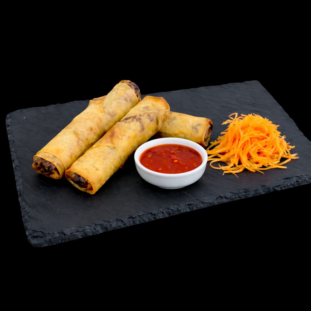 Esaan - Crispy spring rolls are the easiest add-on. Light, crunchy, and ...
