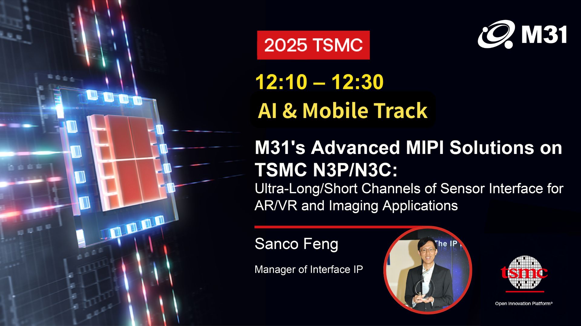 M31 - 🚀 Ready for the 2025 TSMC Europe OIP Ecosystem Forum tomorrow! We ...