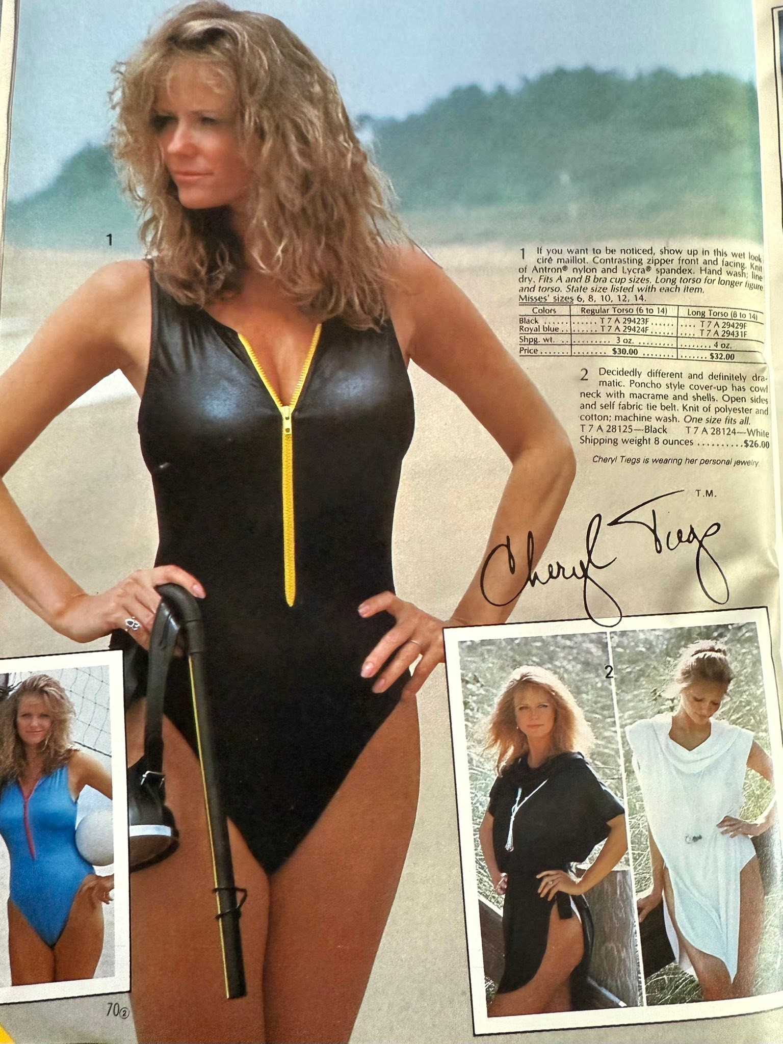 Swimwear from the Sears 1985 Spring/Summer Catalog