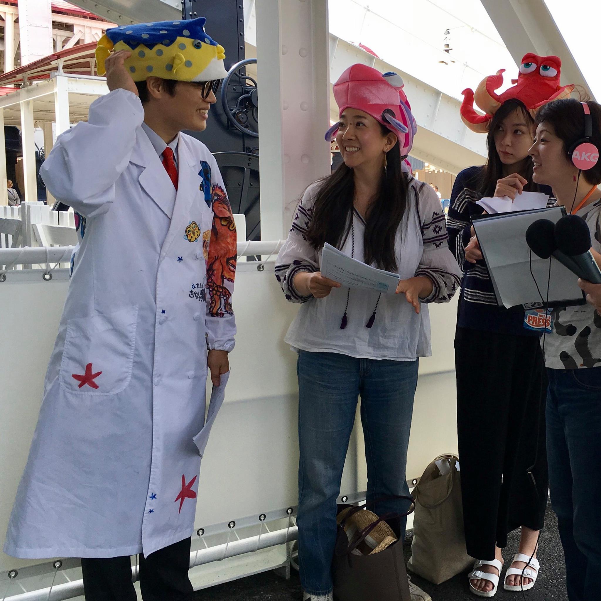 東京ディズニーシーさまに今朝、東京FMさまの番組の収録で来させて 