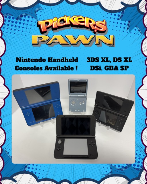 Pickers Pawn has a bunch of Nintendo handheld consoles currently