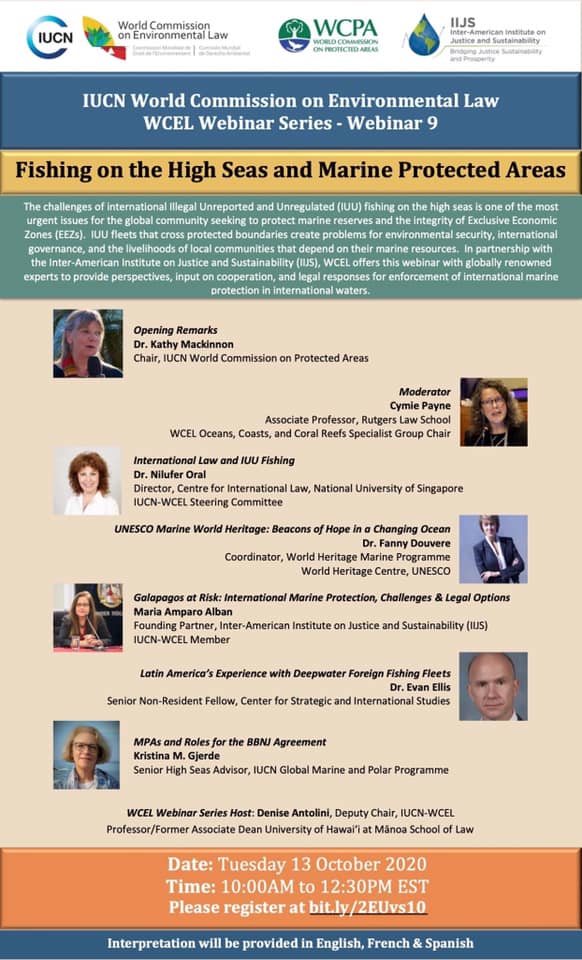 📢 Here is the ninth event in the WCEL (@iucn_wcel) Webinar Series ...