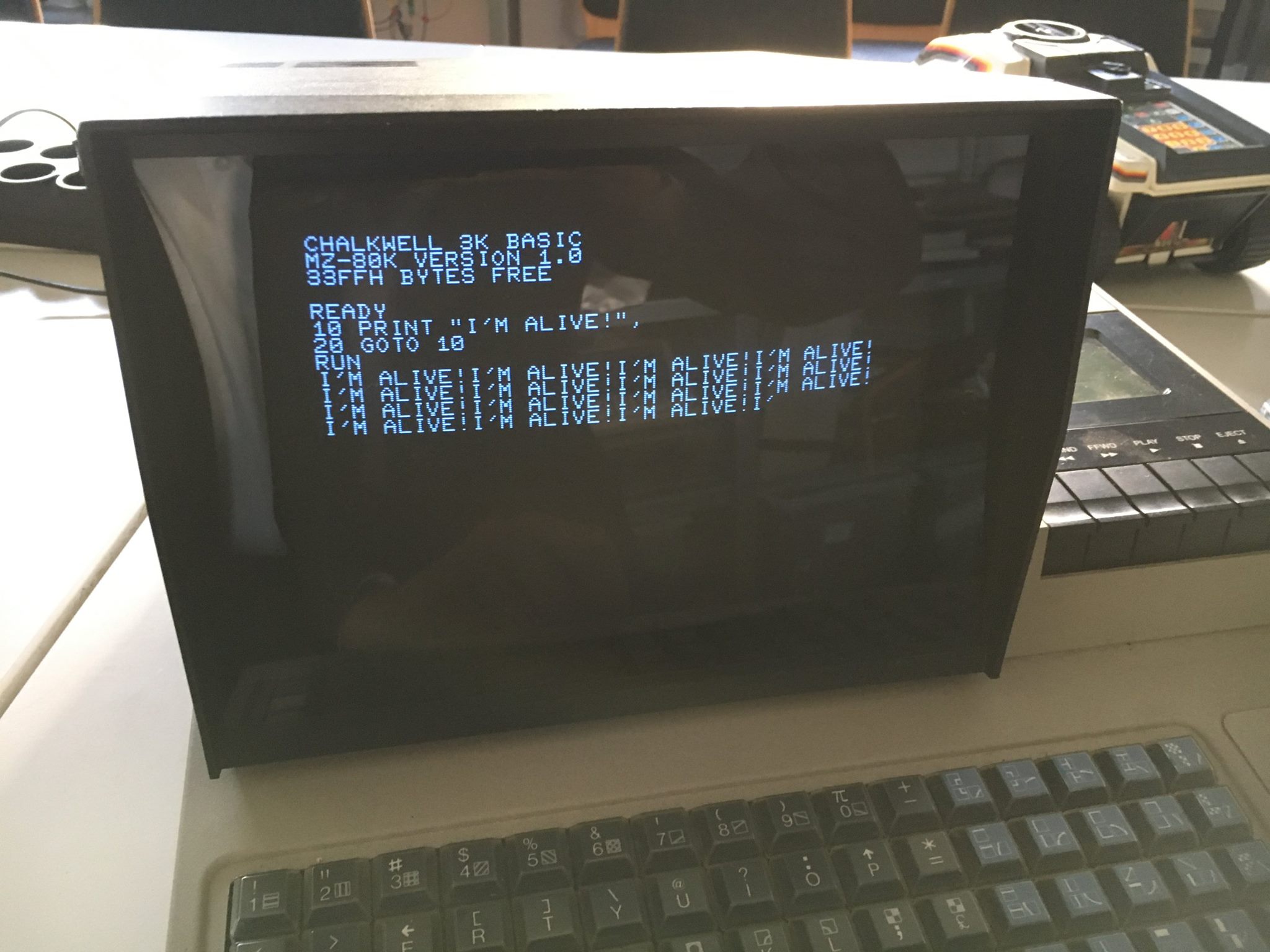 Absolutely loving the details and design of my Sharp MZ-721!
