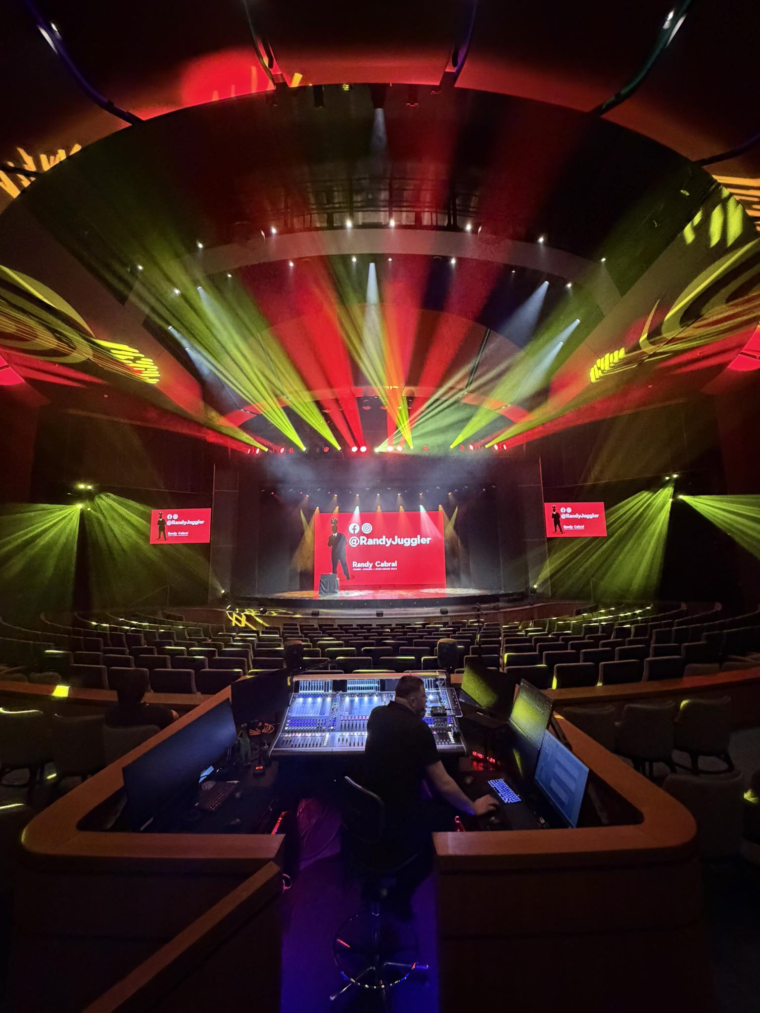 Randy - First show of the new year on Royal Caribbean’s newest ship ...