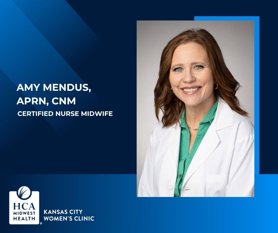 Meet Amy Mendus, certified nurse midwife at Kansas City Women's Clinic