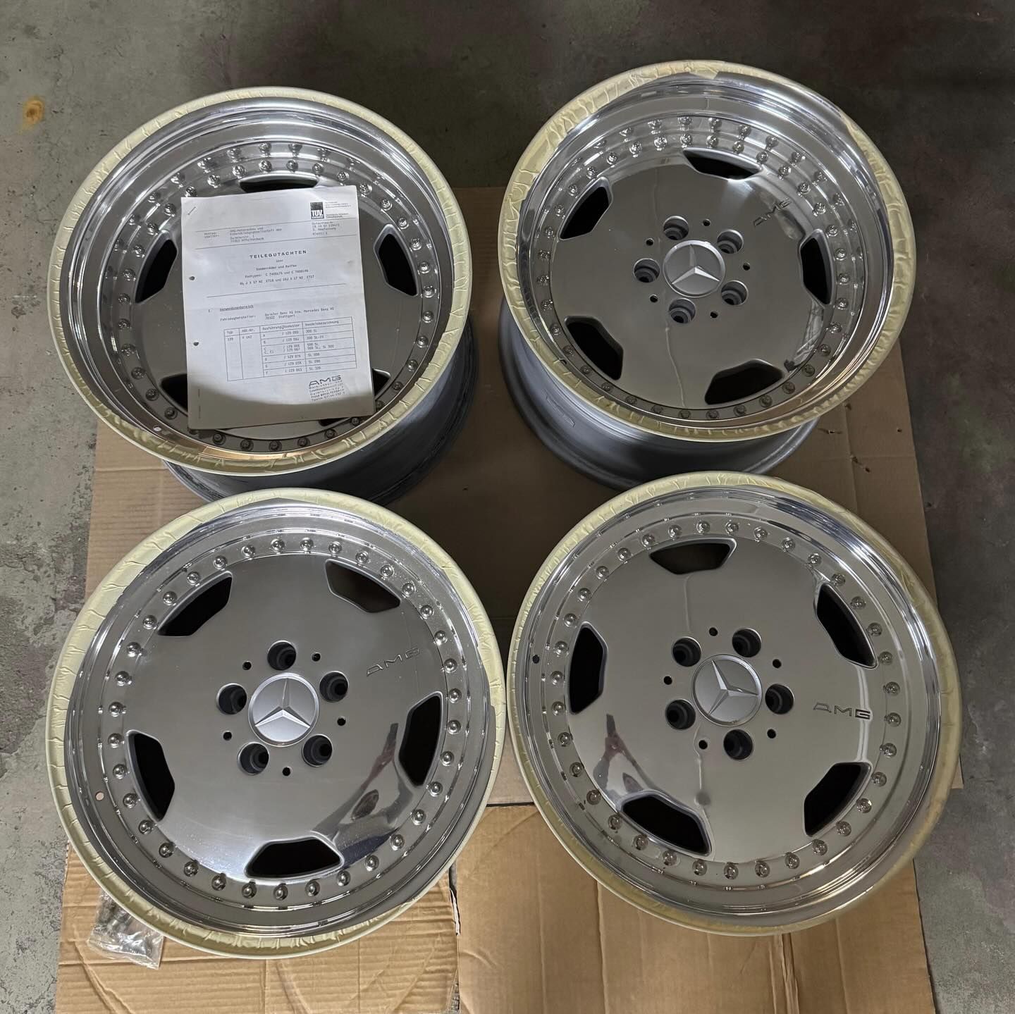 FS Velg AMG Aero II original ‎Partnumber Mercedes-Benz W202 ‎Lebar
