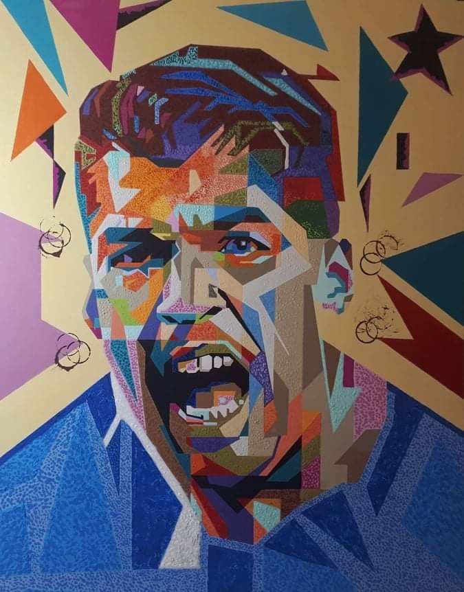 Rob Bar 🎭 Técnica mixta mdf con... - Venta de Arte Online