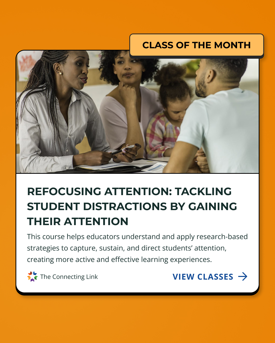 The Connecting - 🎓 Class of the Month: Refocusing Attention 🎓 Unlock ...