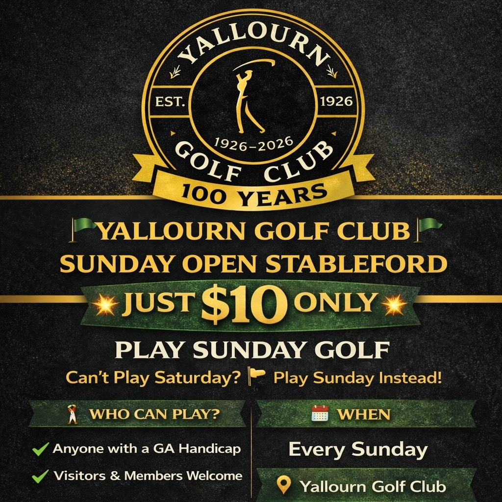 Yallourn - 🎉 SAVE THE DATE – YALLOURN GOLF CLUB CENTENARY CELEBRATION 🎉 ...