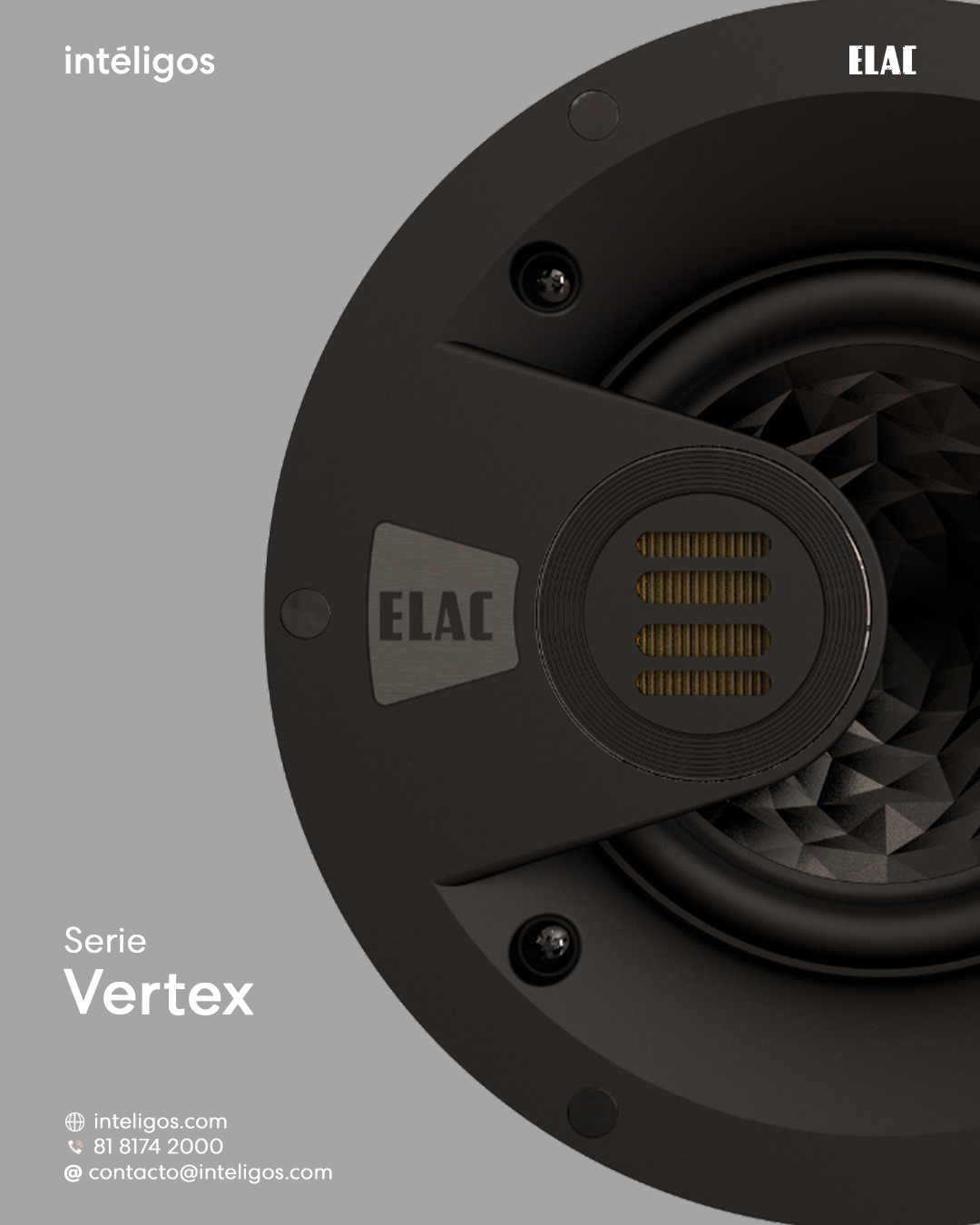 Inteligos - Vertex Series III de ELAC: Las bocinas arquitectónicas que ...