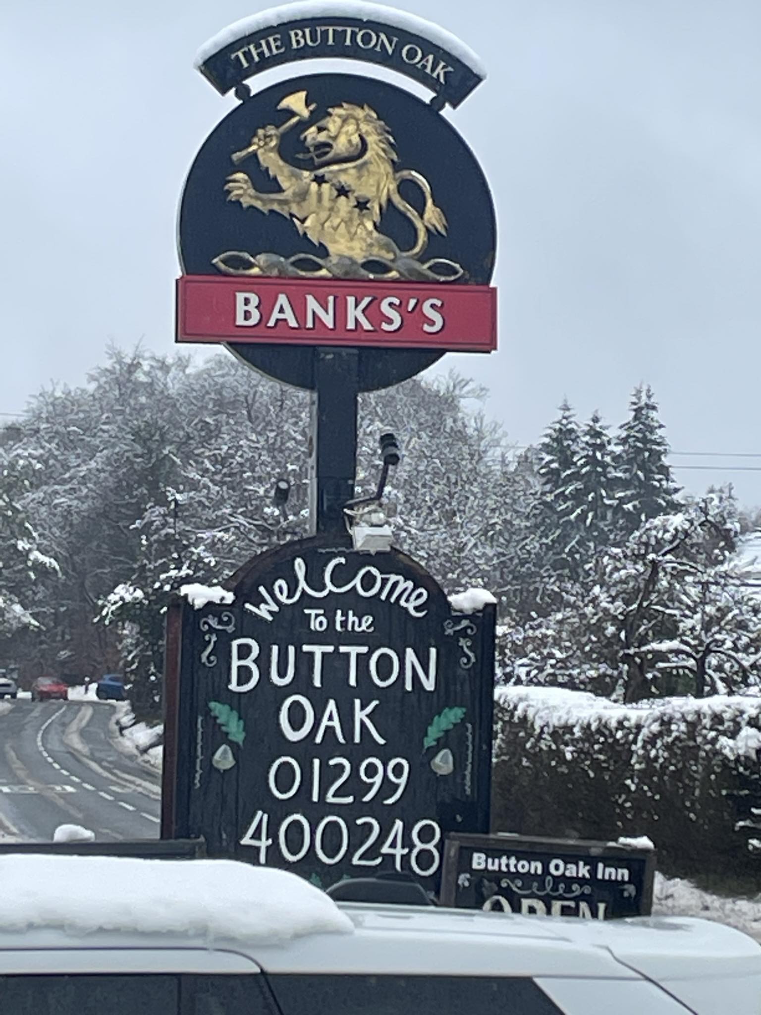 The fire is roaring and Steak night... - The Button Oak Inn | Facebook