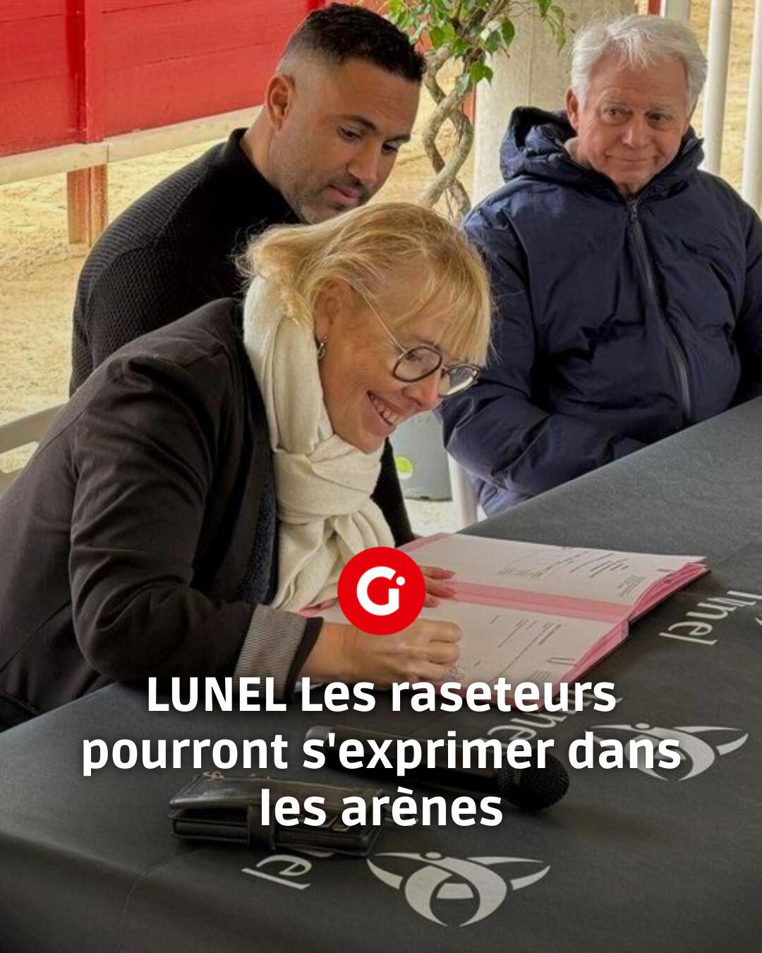 ObjectifGard - La signature d'une convention entre la ville de Lunel et ...