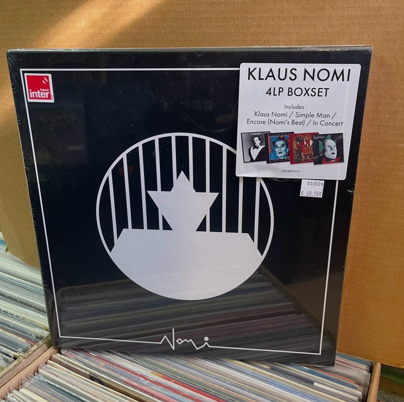 CD Klaus Nomi Cyndi Lauper Mari Wilson CD