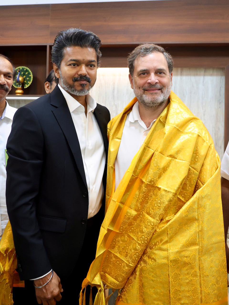 formal dress meaning in tamil LoP Shri Rahul Gandhi attended the swearing-in ceremony of Shri Chandrasekar Joseph Vijay as Chief Minister of Nadu Chennai Women Dresses