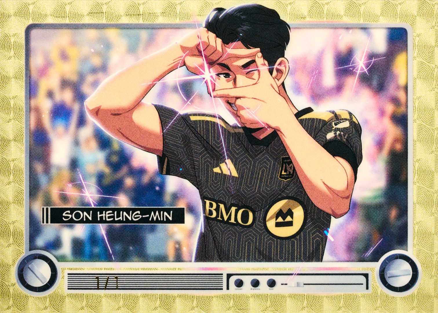 FIRST LOOK: Son Heung-min's 1-of-1 Anime Superfractor in Topps
