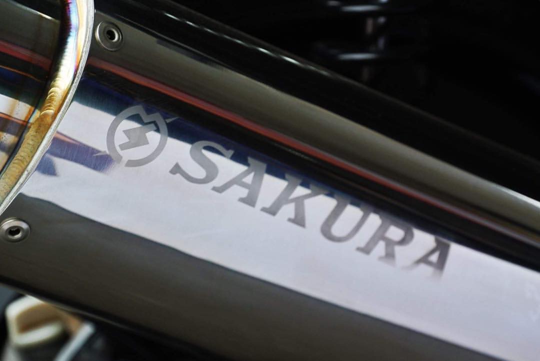 Sakura Motorsports Factory - SAKURA logo dengan proses laser marking ...
