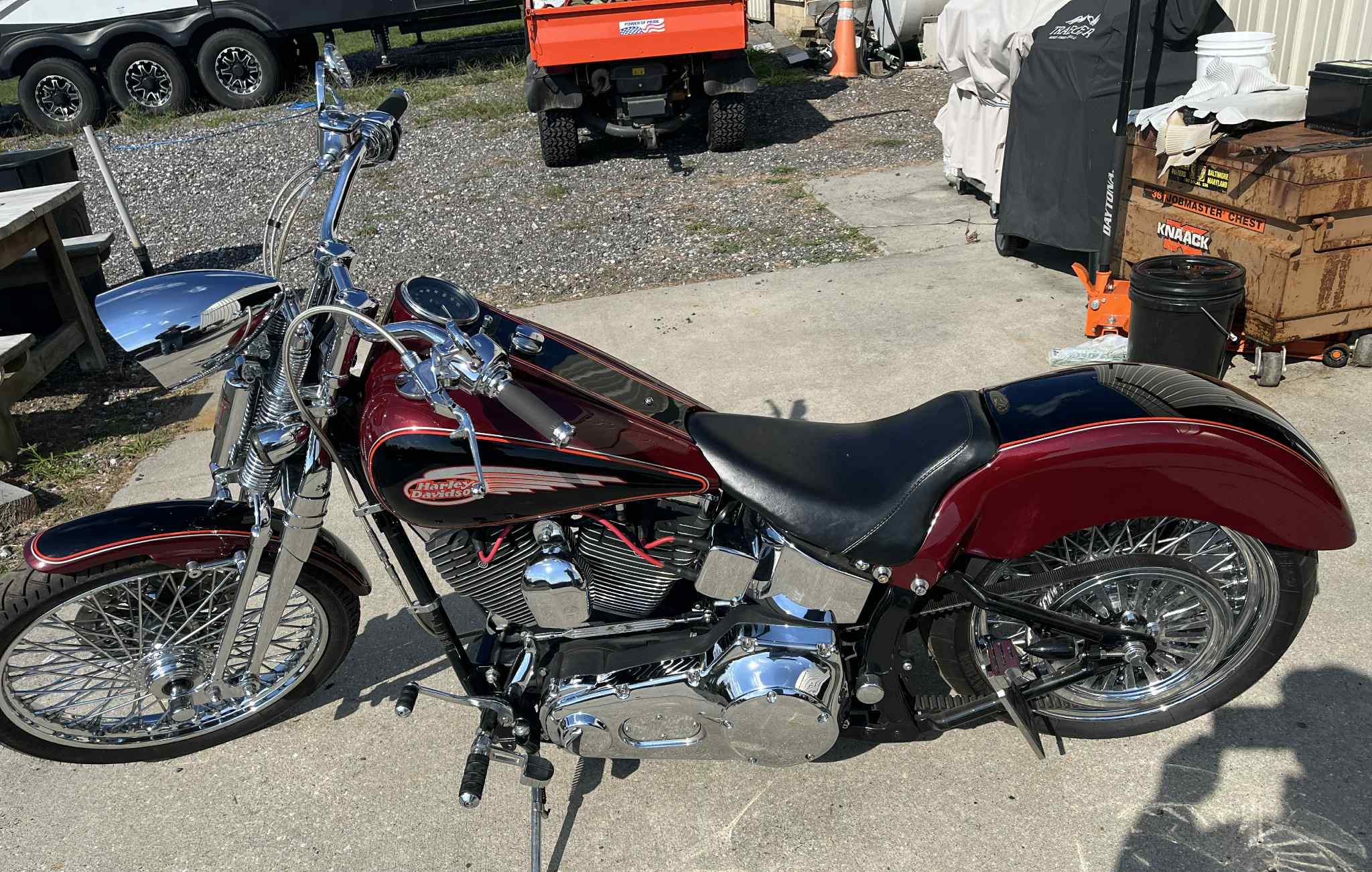 Harley Springer Riders.. | My 02 custom build | Facebook