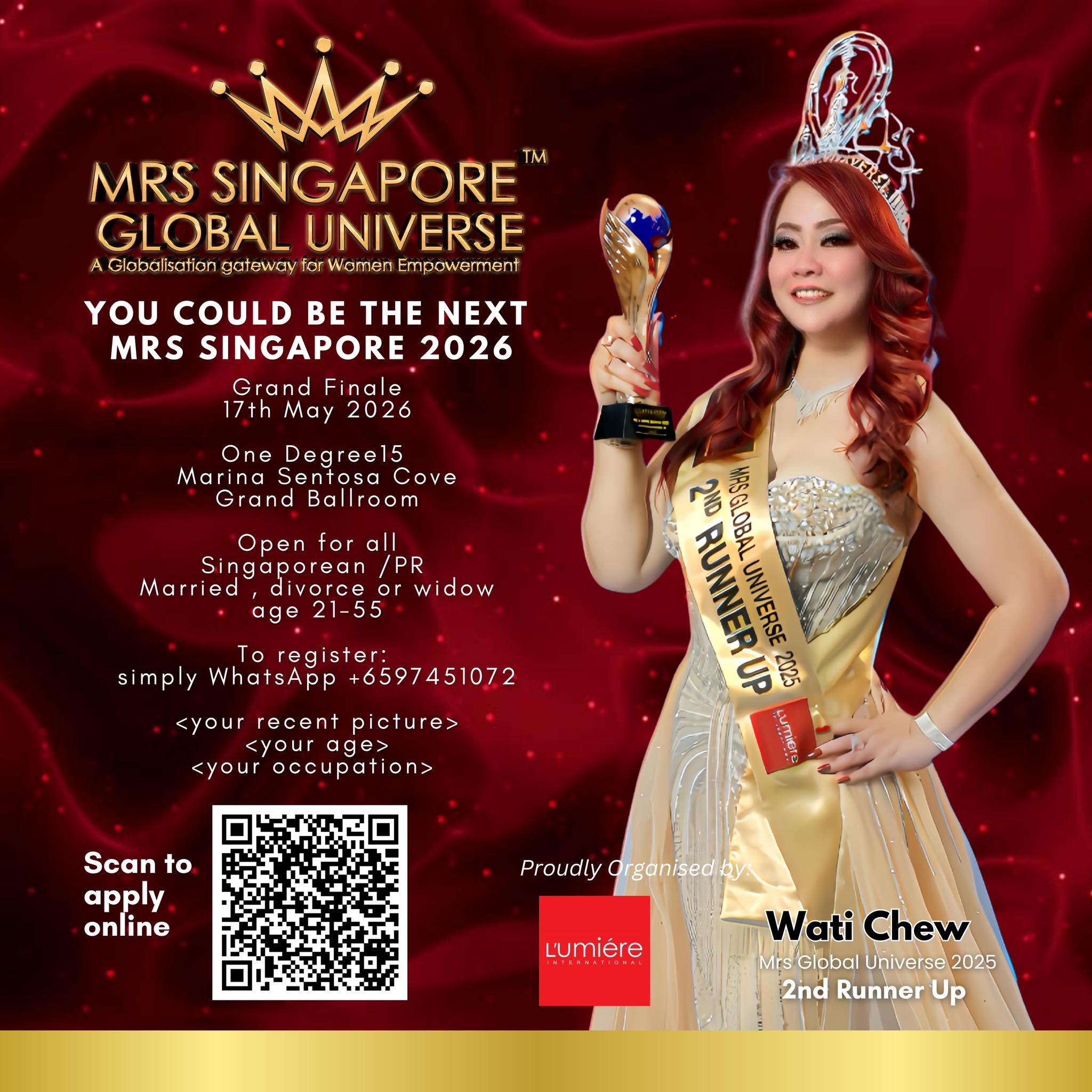 Mrs Singapore Global... - Mrs Singapore Global Universe