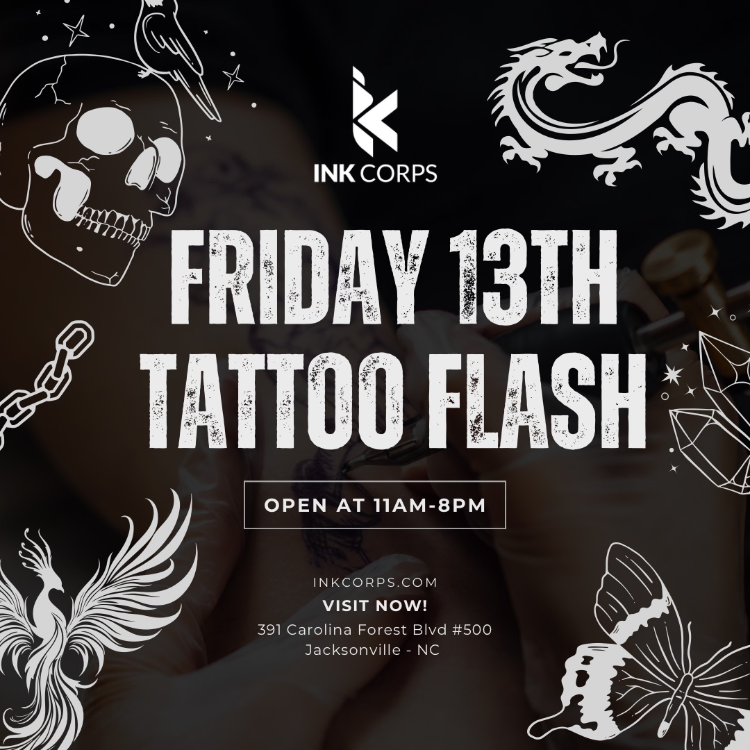 FRIDAY 13TH TATTOO FLASH