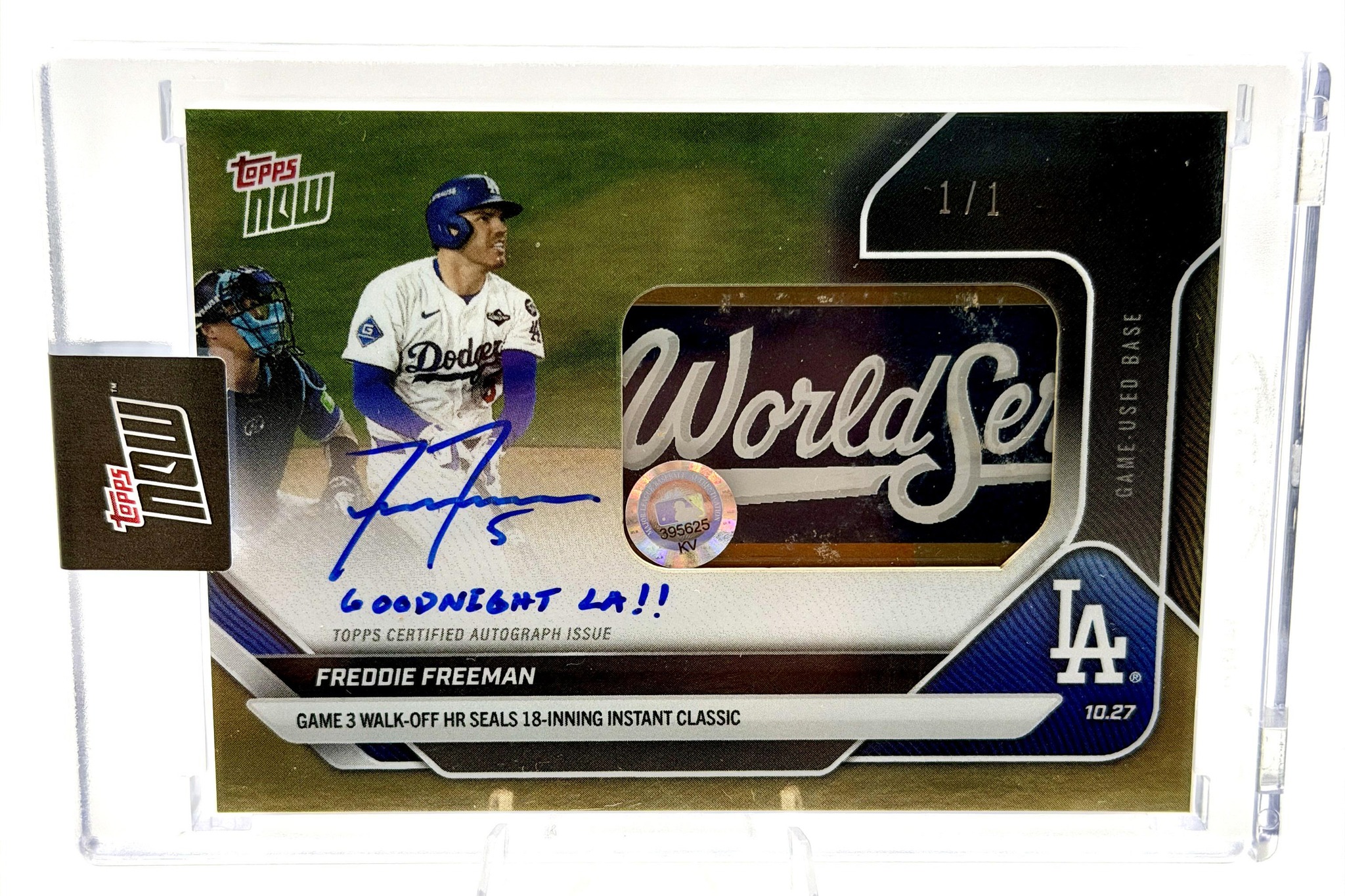 JUST IN: Freddie Freeman's 18th inning walk-off home run is now a