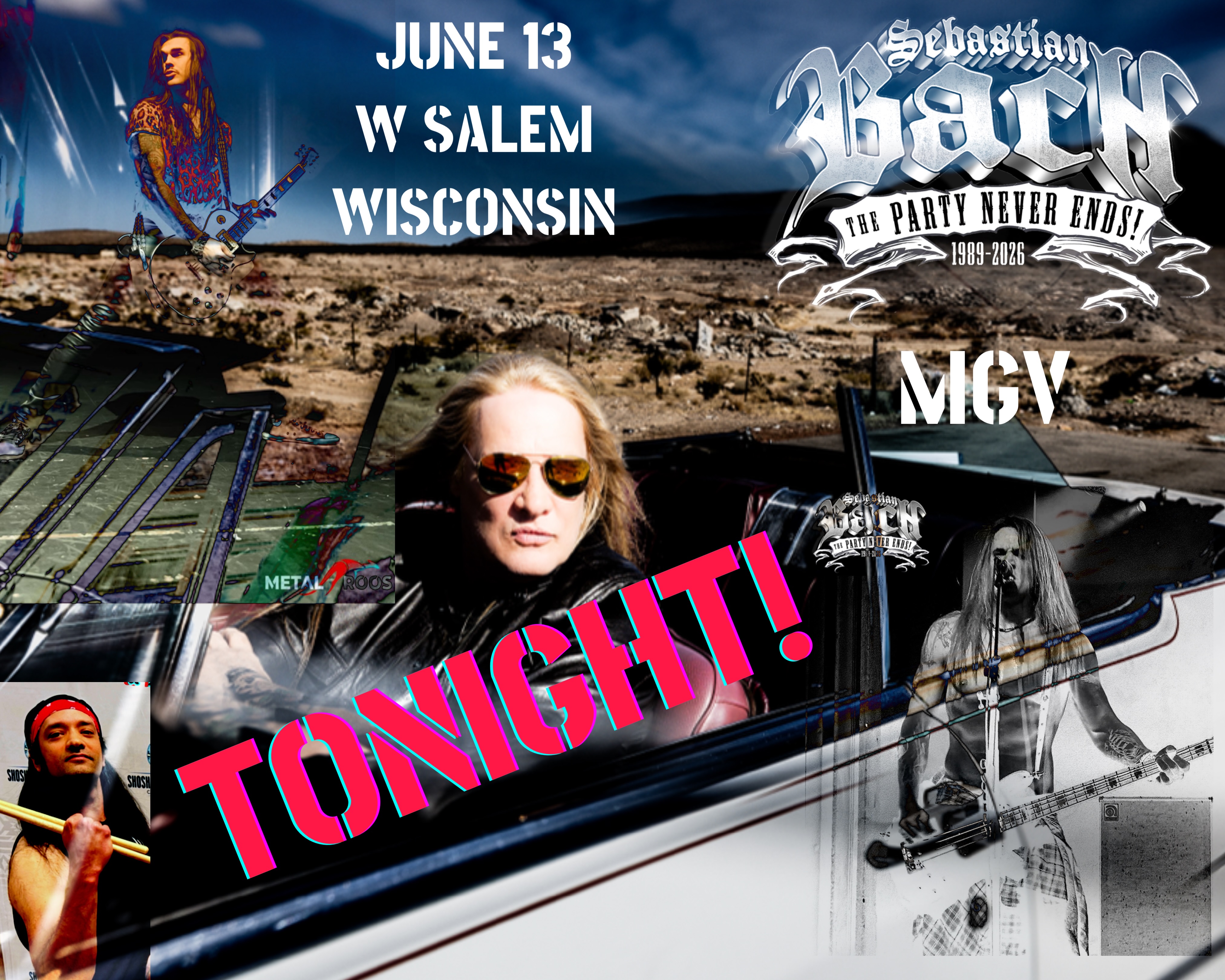 WISCONSIN! We are LIVE TONIGHT mgvrockconcerts With our buddies 