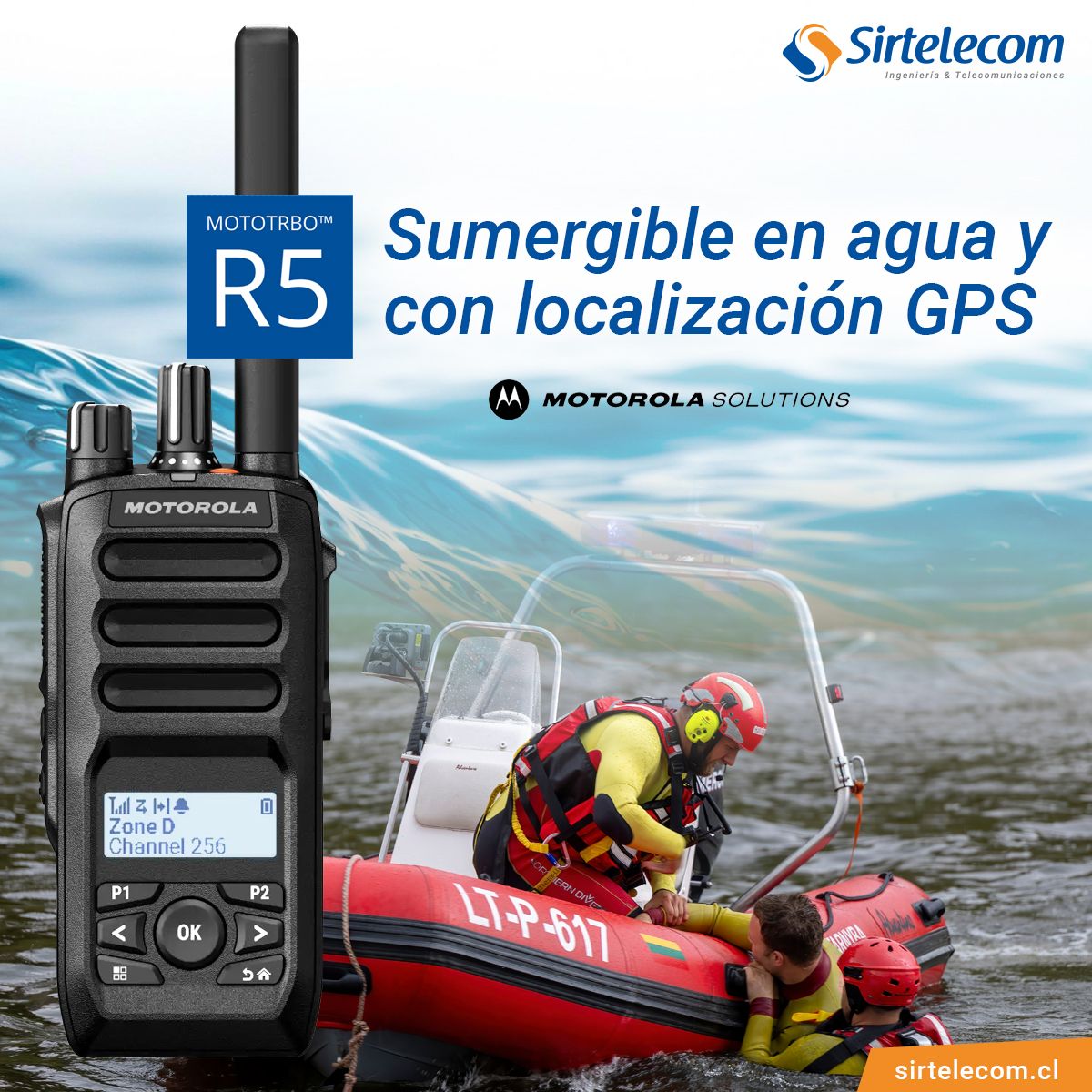 SIRTELECOM - Presentamos el Motorola MOTOTRBO R5, la radio portátil ...