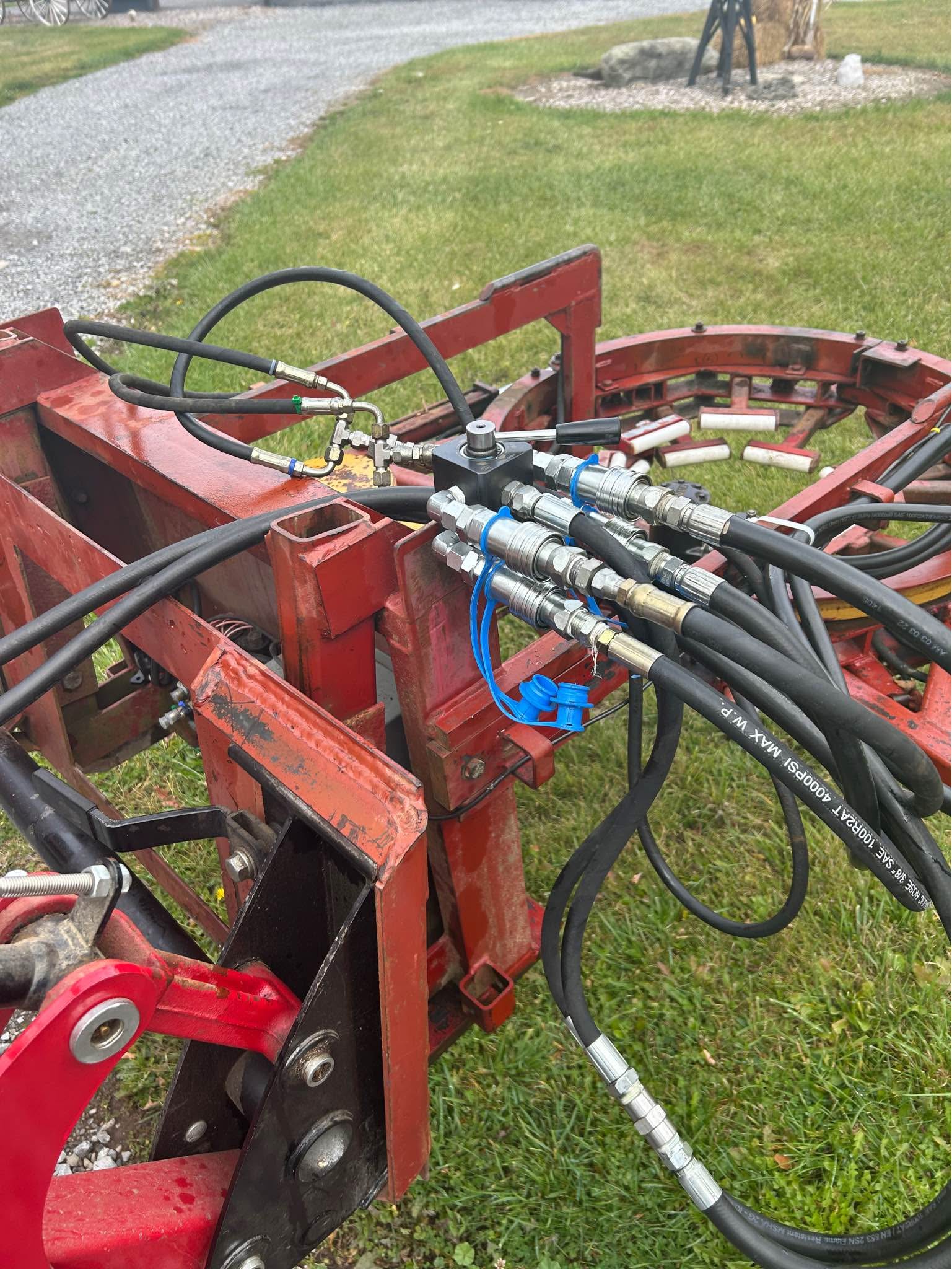 Tree Tyer - Tree tie attachment skid steer or tractor. Evergreens or ...