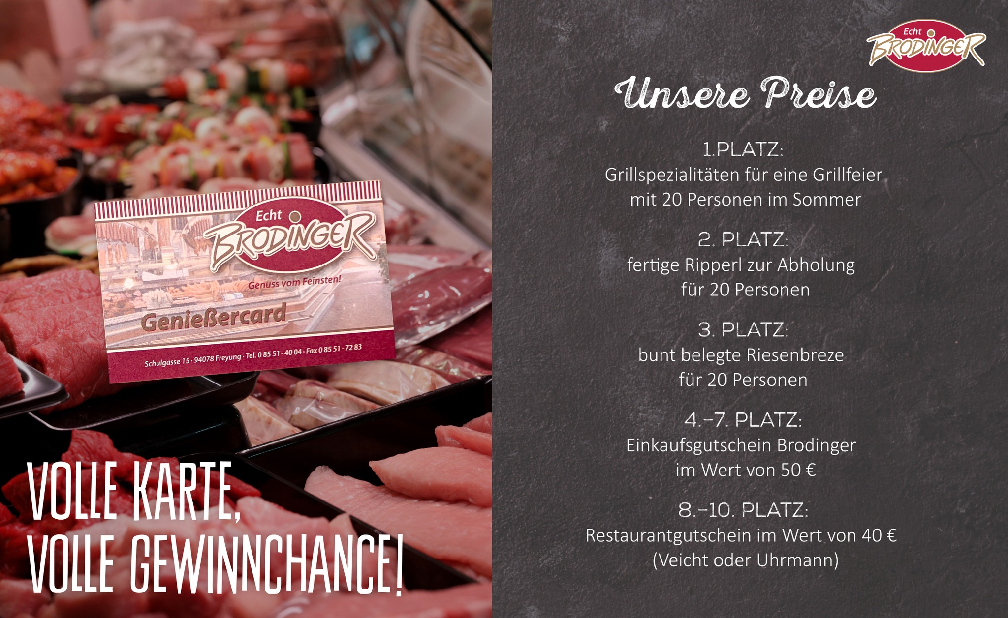 🎉 Treue zahlt sich aus! 🎉 Für... - Metzgerei Brodinger | Facebook